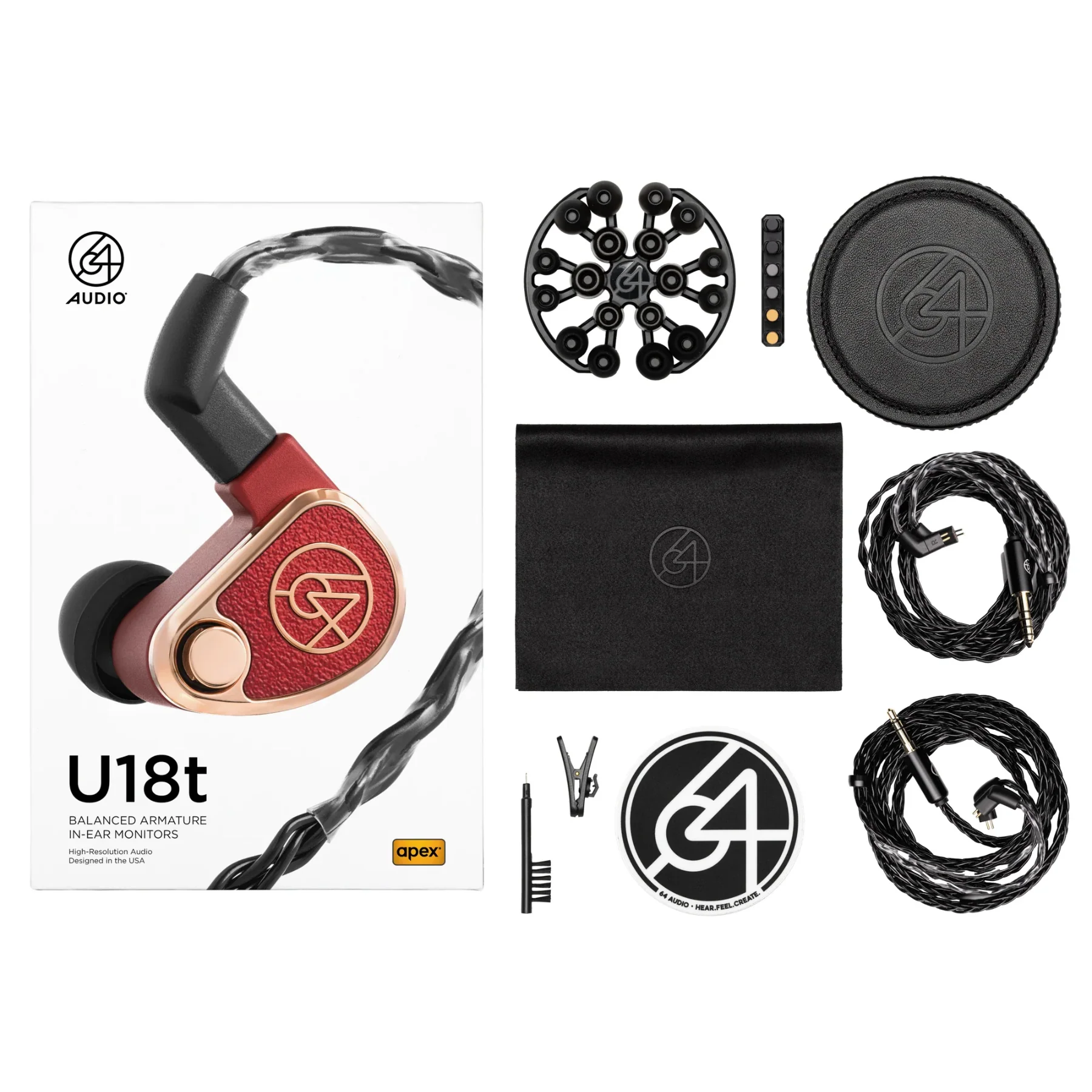 64 Audio U18t Universal Reference In-Ear Monitors - Image 4