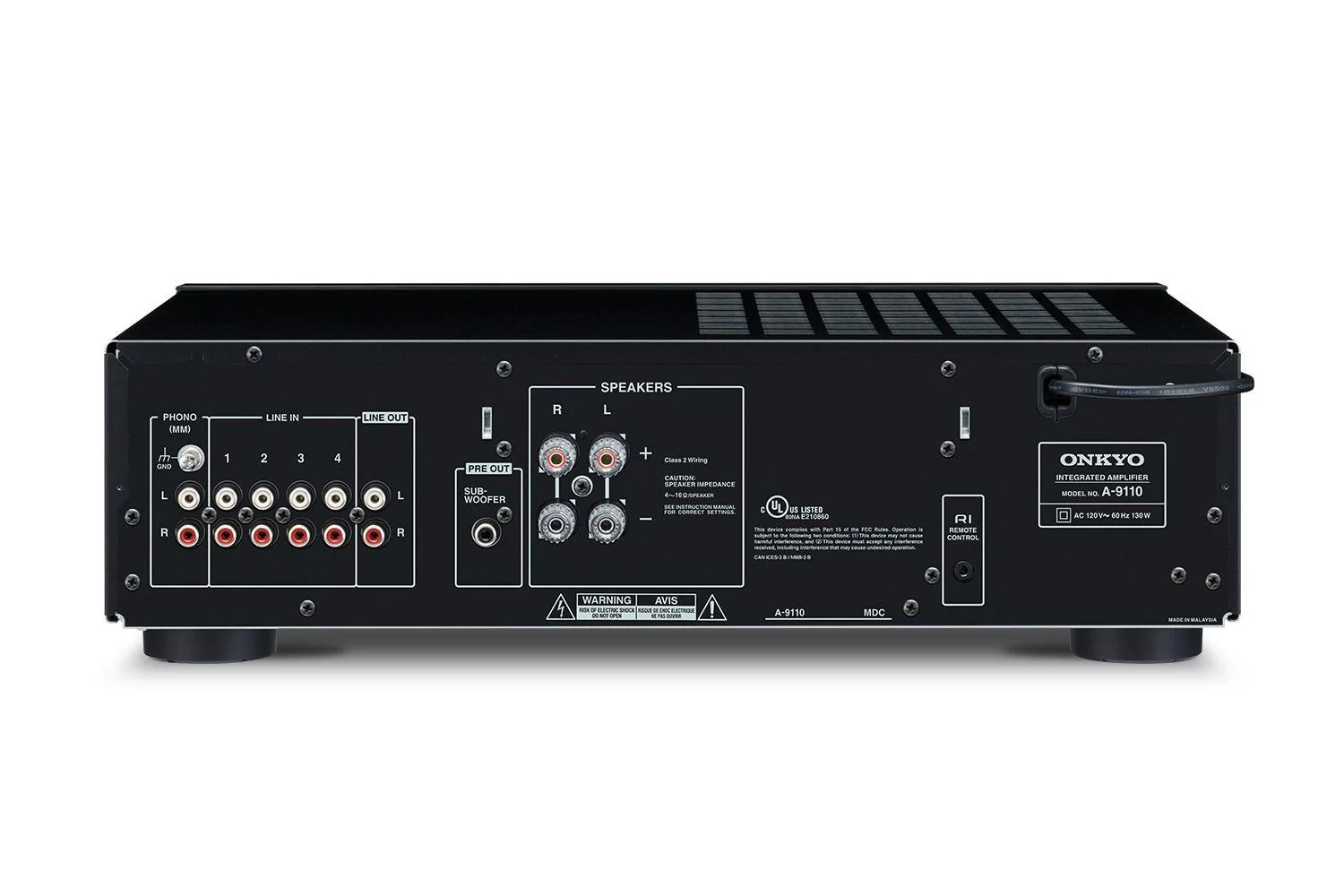 Onkyo A-9110 - Integrated Stereo Amplifier - Image 4