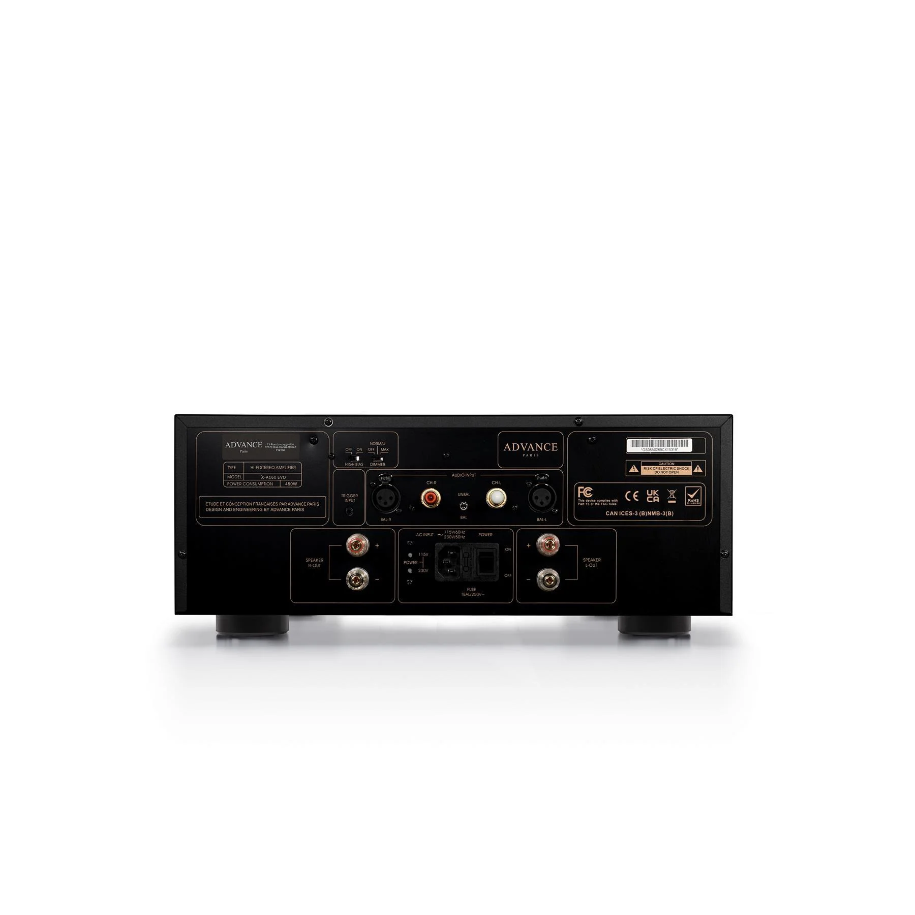 Advance Paris X-A160 EVO Power Amplifier - Image 2