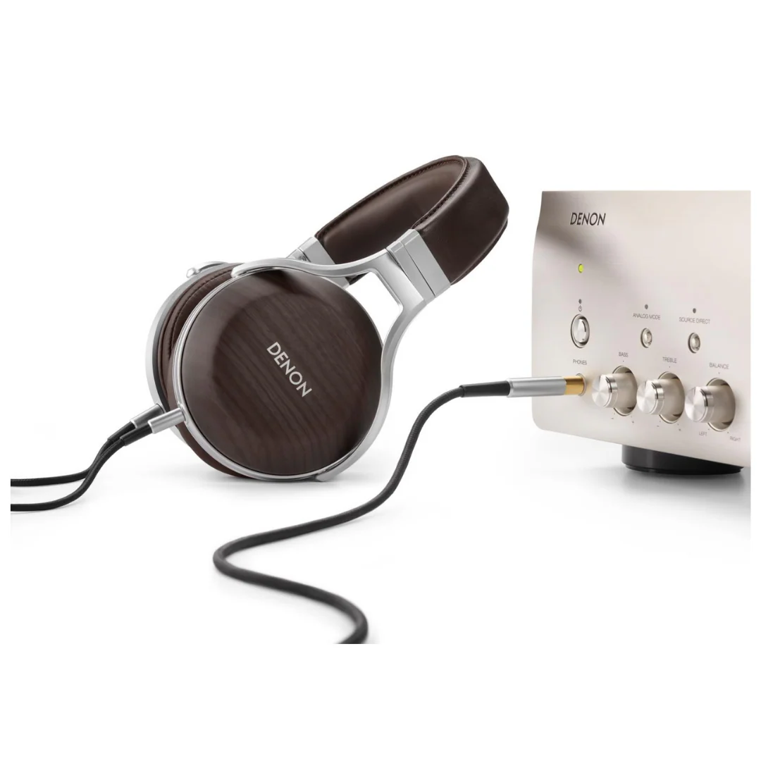Denon AH-D5200 Zebrawood Over-Ear Premium Headphones - Image 4