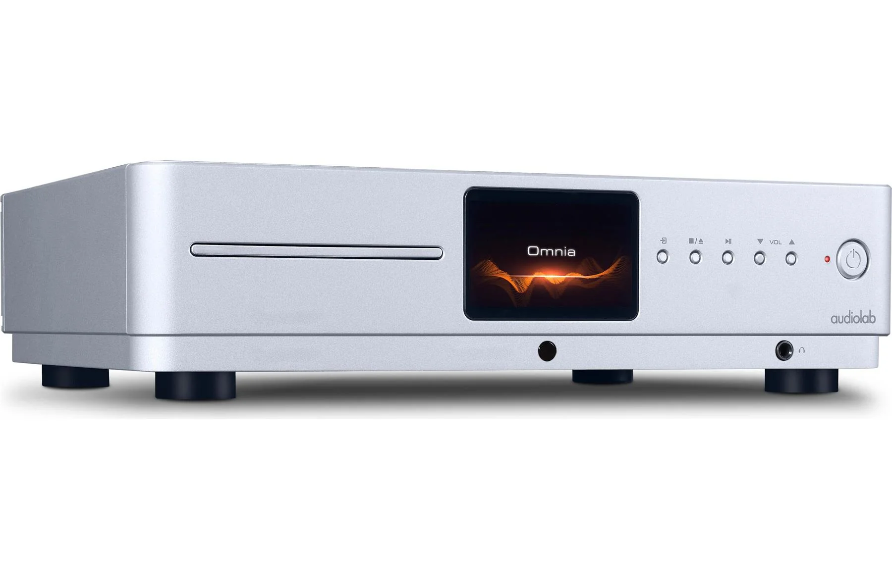 Audiolab Omnia Stereo integrated amplifier with built-in CD player, DAC, Wi-Fi®, and Bluetooth® (Silver) - Clearance/ Open Box - Image 4