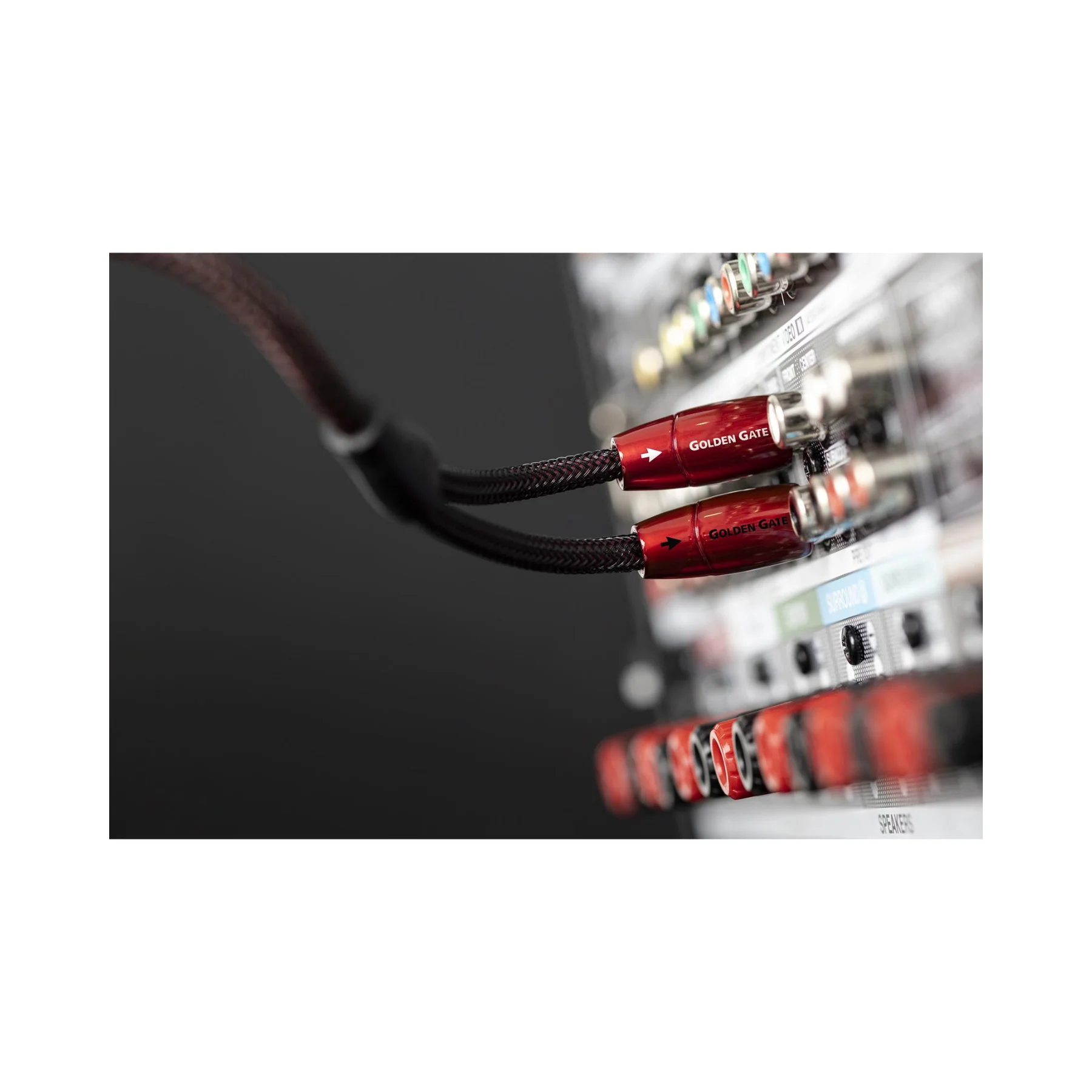 AudioQuest Golden Gate RCA to RCA Audio Interconnect Cable - Clearance / Open Box - Image 4