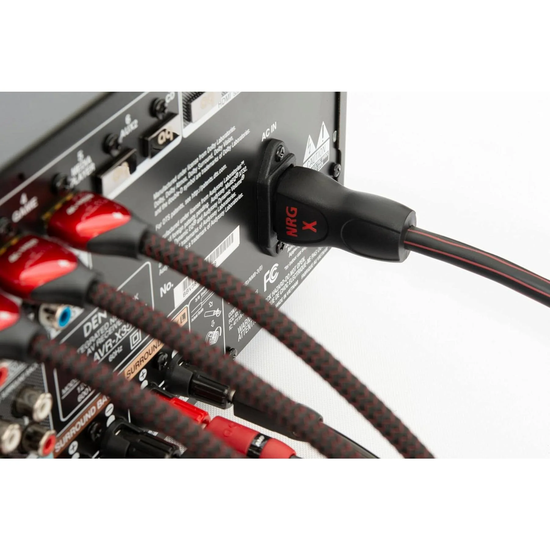 AudioQuest NRG-X3 Power Cable (C5 > 3-Prong Wall Plug) - Image 3