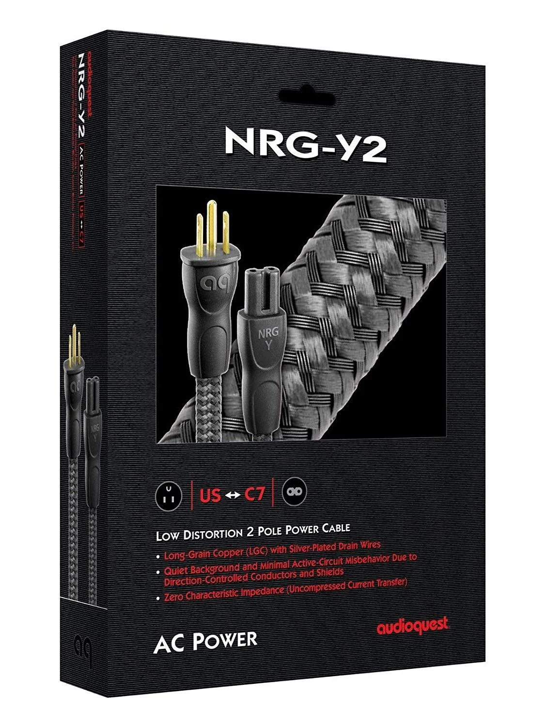 AudioQuest NRG-Y2 High-performance AC power cable with 2-pole C7 connector - Image 5