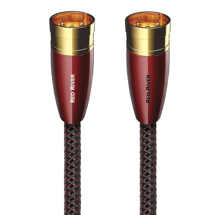 AudioQuest Red River XLR Audio Interconnect Cables - Pair - Image 6