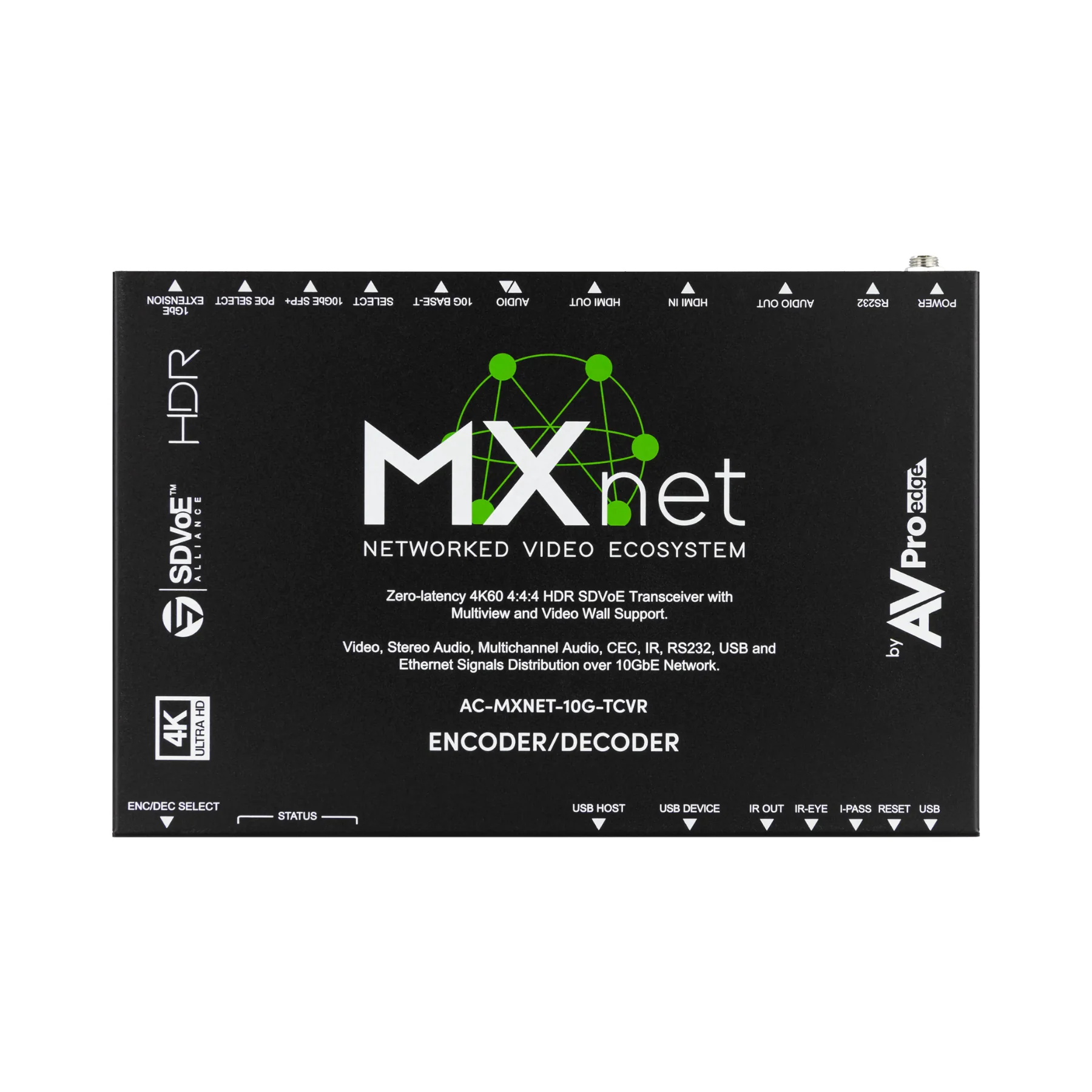 AVPro Edge MXnet 10G SDVoE Transceiver (AC-MXNET-10G-TCVR) - Clearance / Open Box