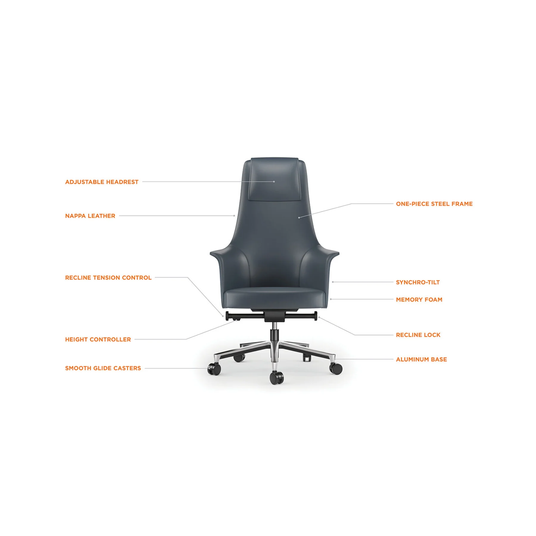 BDI 3531 Bolo Office Chair - Image 5