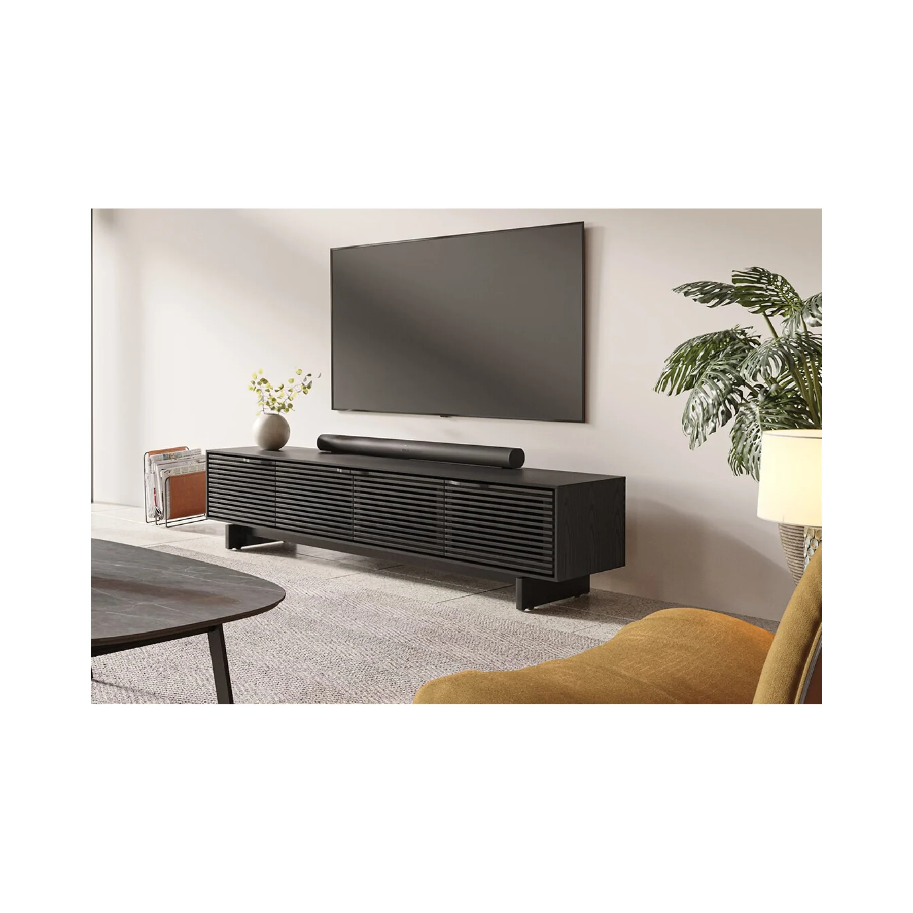 BDI 7473 Low Profile Cabinet (Ebonized Ash) - Image 5