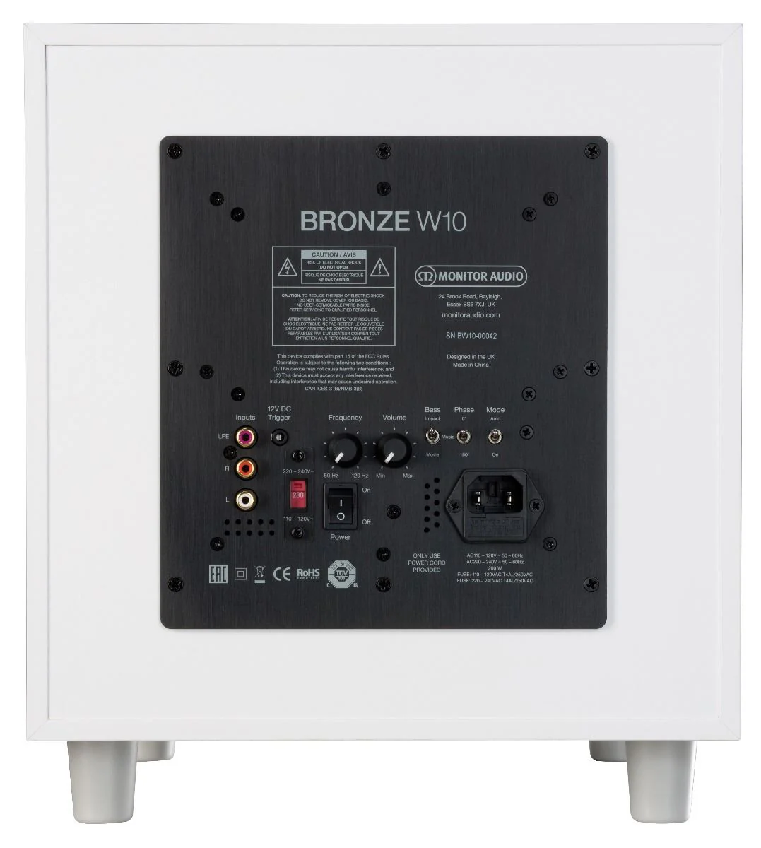 Monitor Audio Bronze W10 - Powered Subwoofer - Image 9