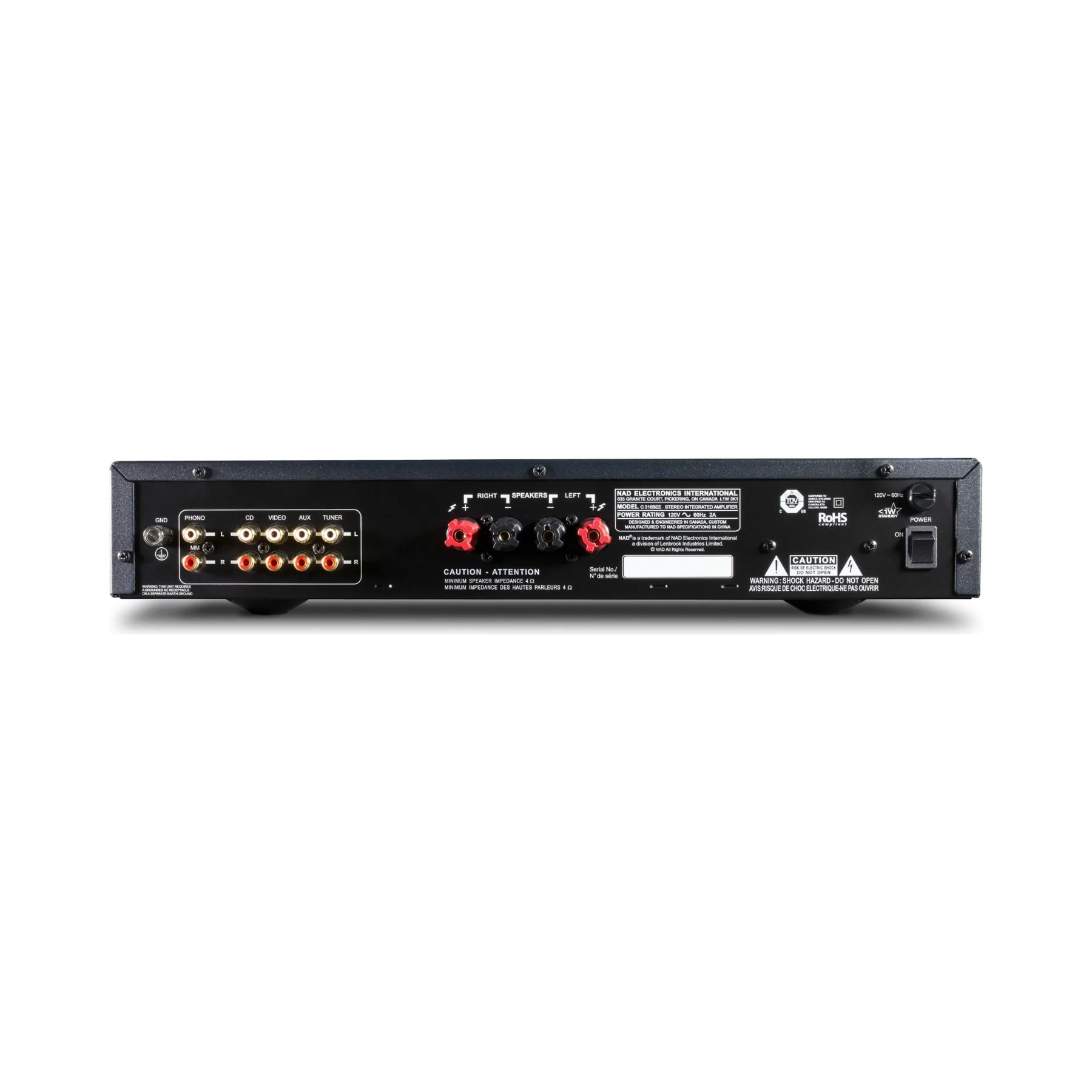 NAD-C 316BEE V2 - Stereo Integrated Amplifier - Image 2