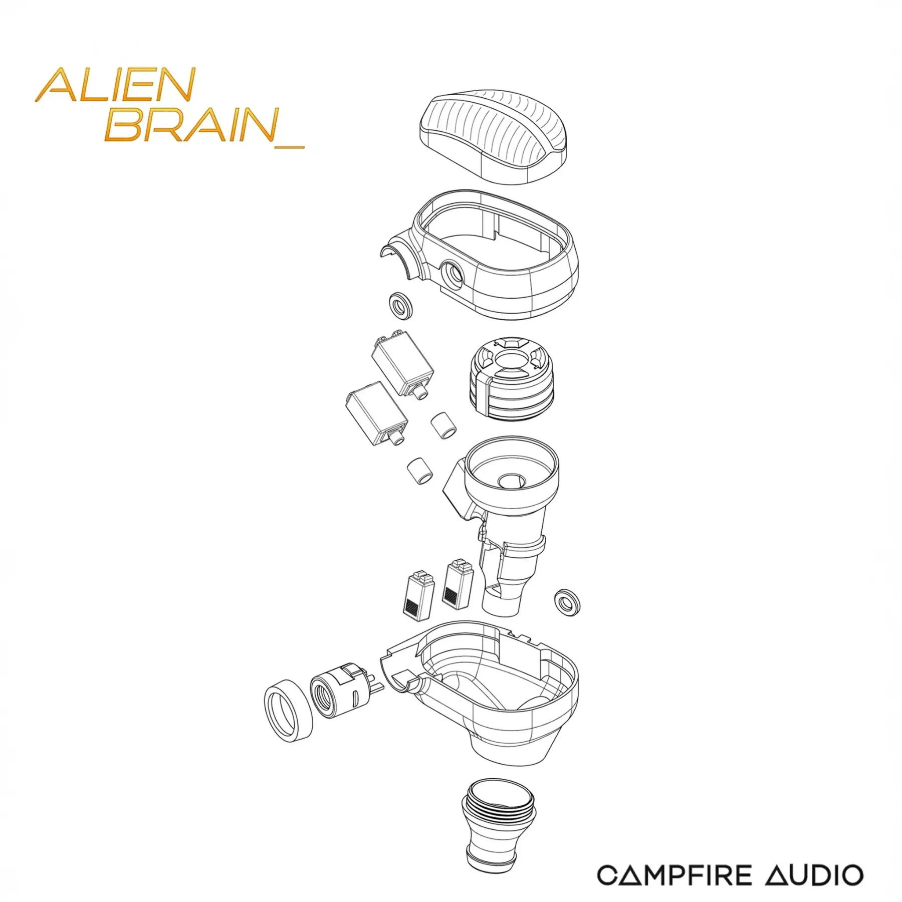 Campfire Audio Alien Brain Hybrid IEM - Image 4