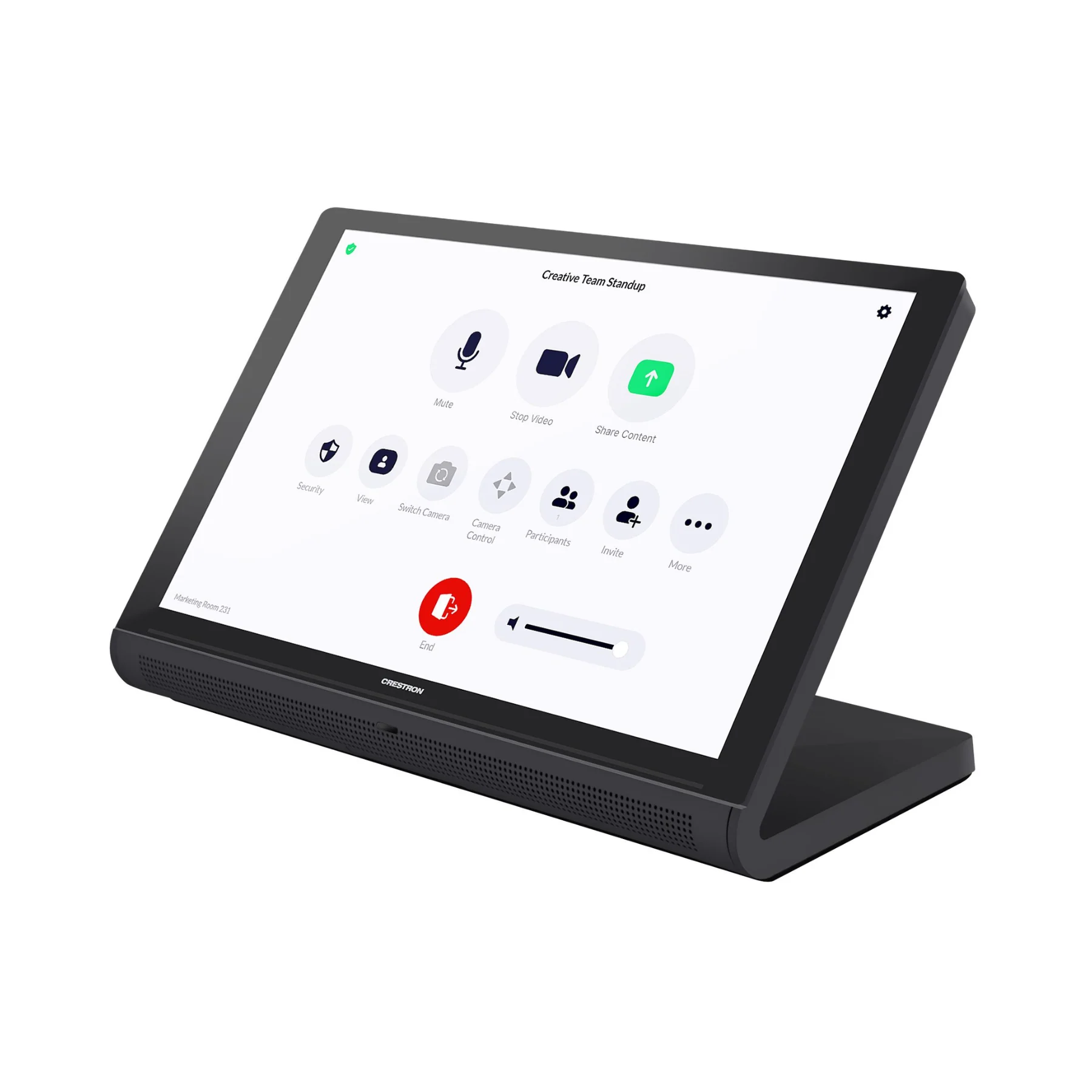 Crestron TS-1070-B-S 10.1 in. Tabletop Touch Screen, Black Smooth - Clearance / Open Box - Image 5