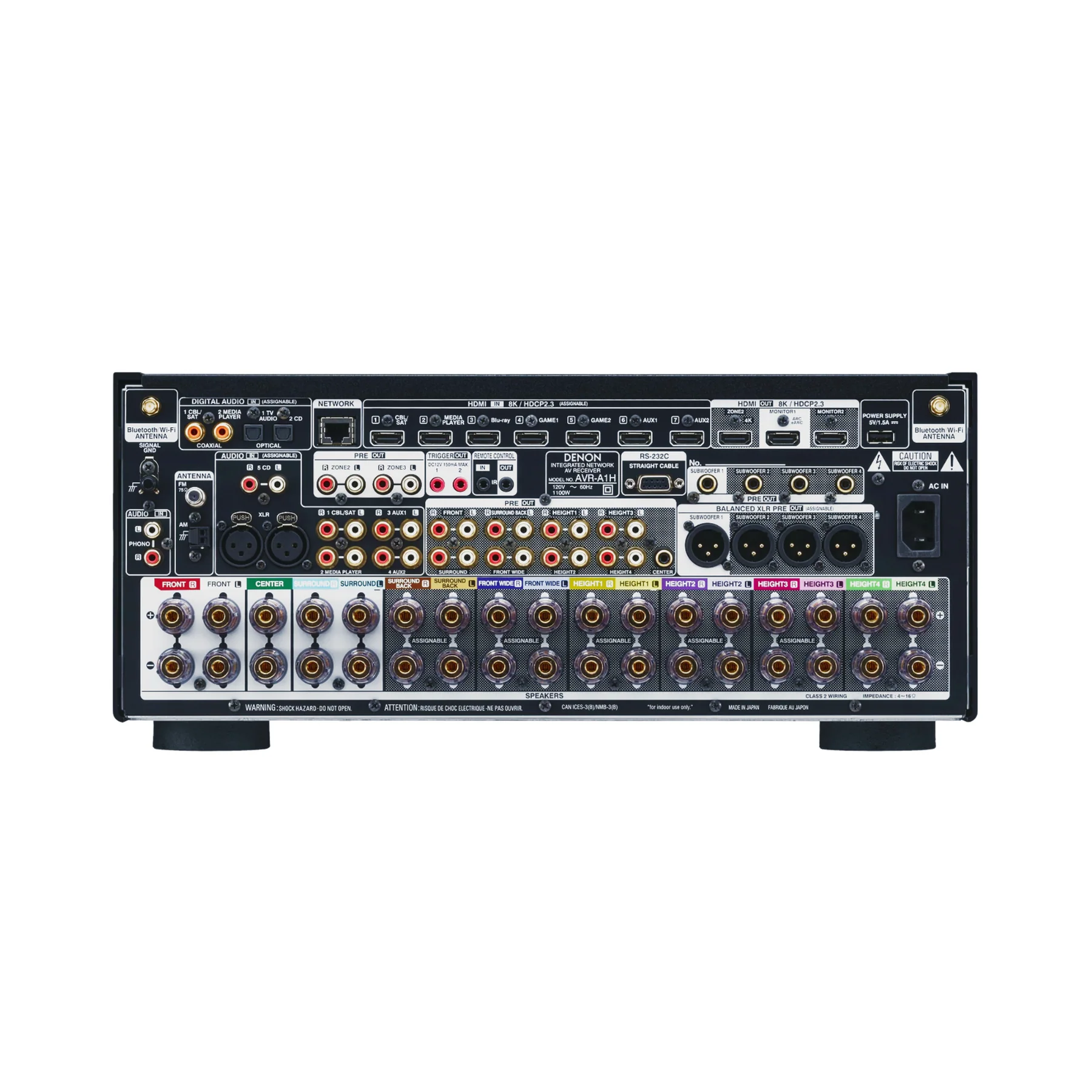 Denon AVR-A1H 15.4 Ch. 8K AV Receiver - Clearance / Open Box - Image 3