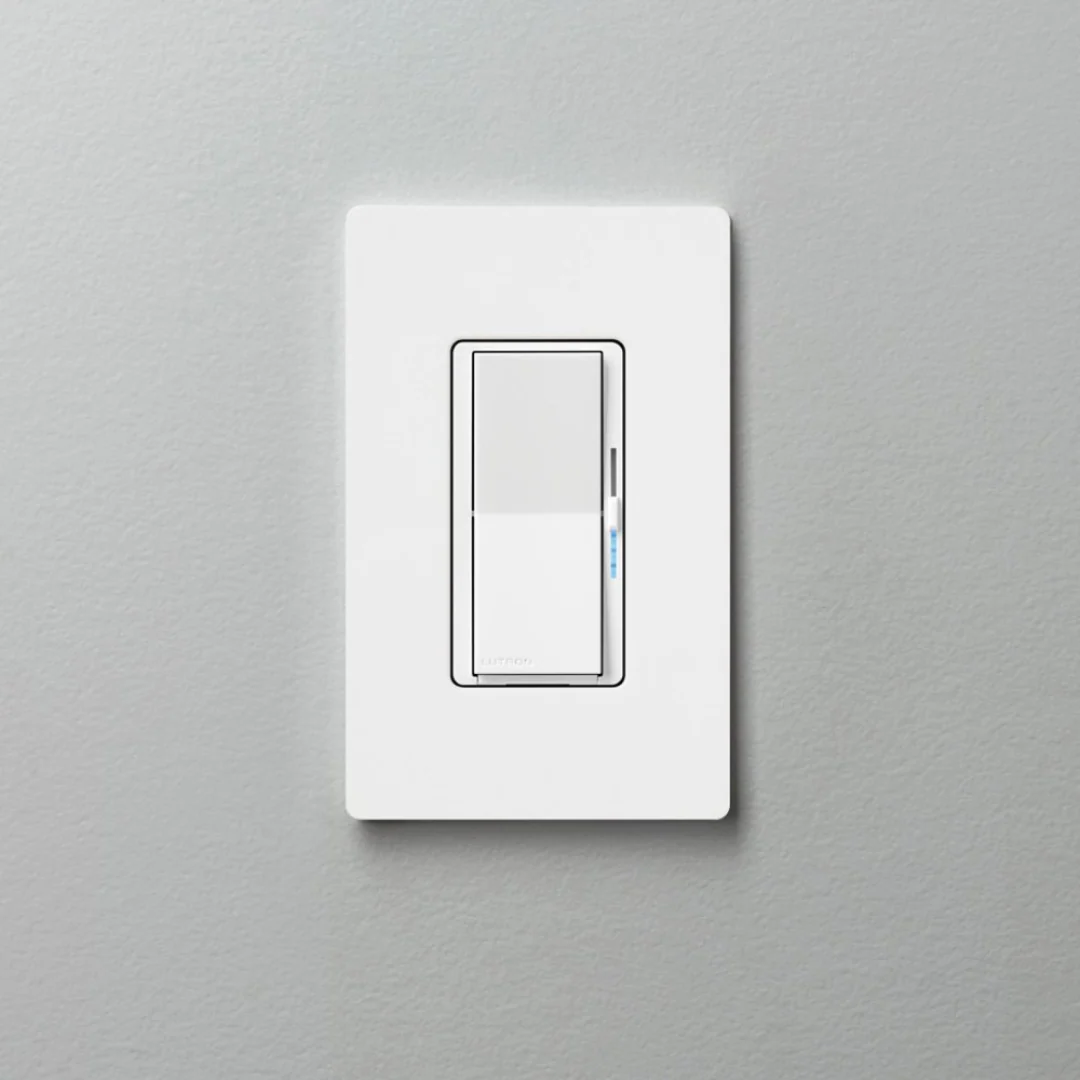 Lutron Diva Smart Dimmer Switch Starter Kit for Caséta Smart Lighting | DVRF-BDG-1DP | White - Image 3