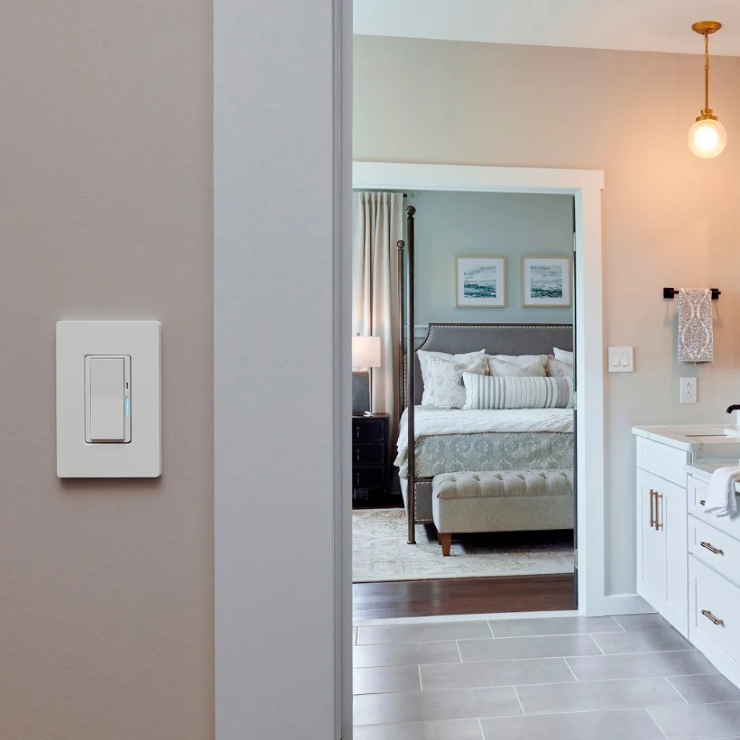 Lutron Diva Smart Dimmer Switch 3-Way Kit with Pico Paddle Remote and Wire Label Stickers | DVRF-PKG1D-WH | White - Image 5