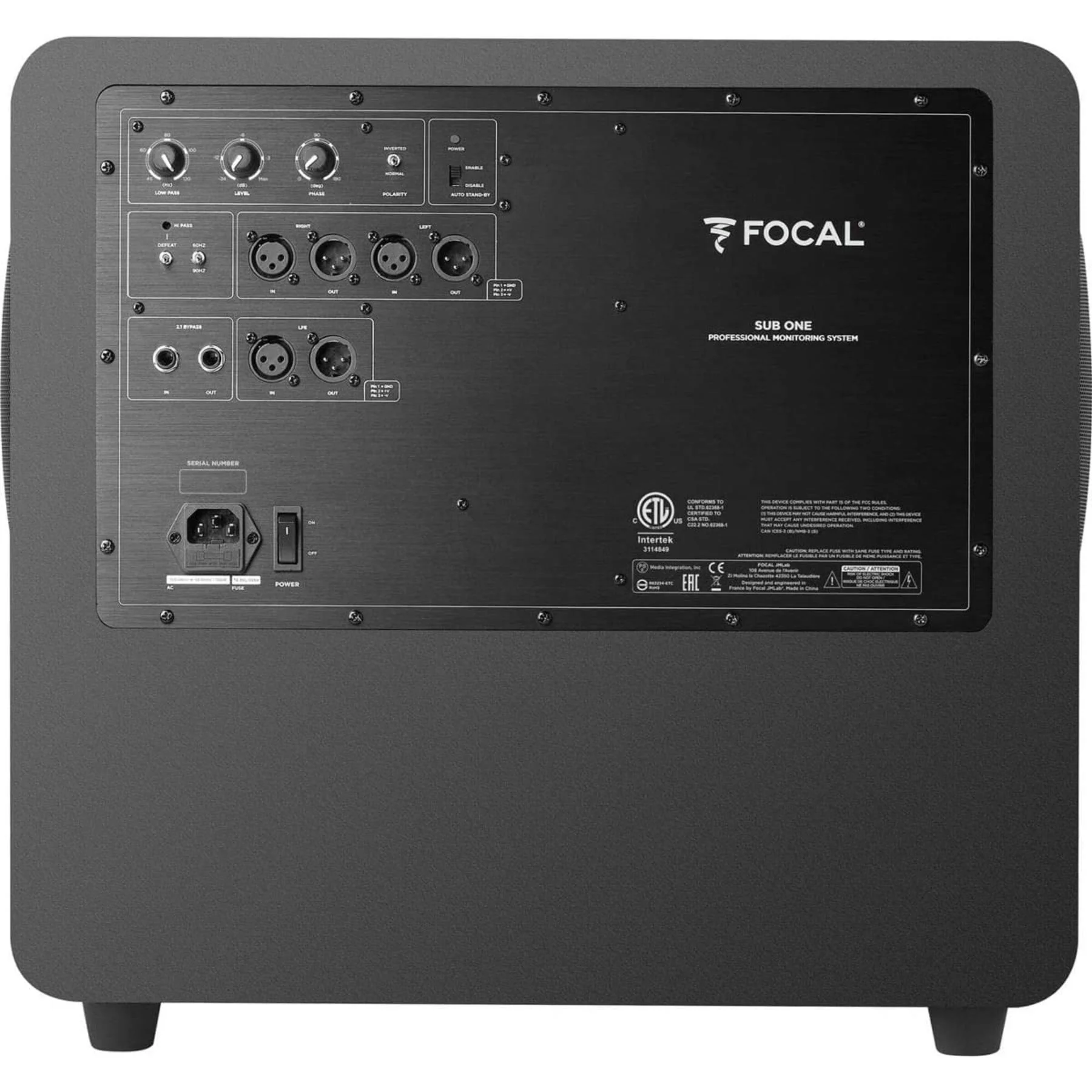 Focal Sub One Dual 8-inch Powered Studio Subwoofer - Image 4