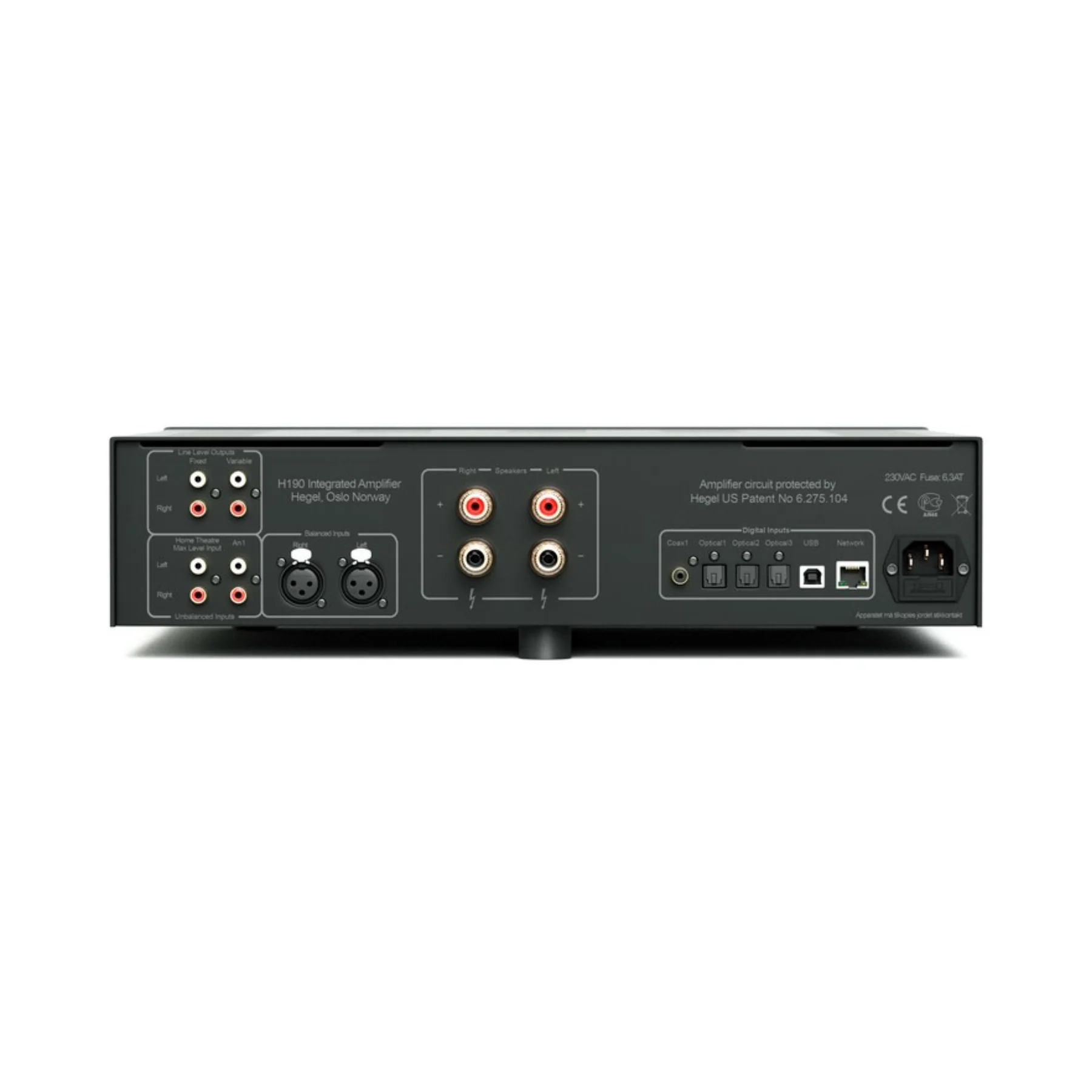 Hegel H190 Integrated Streaming Amplifier (Black) - Clearance / Open Box - Image 2