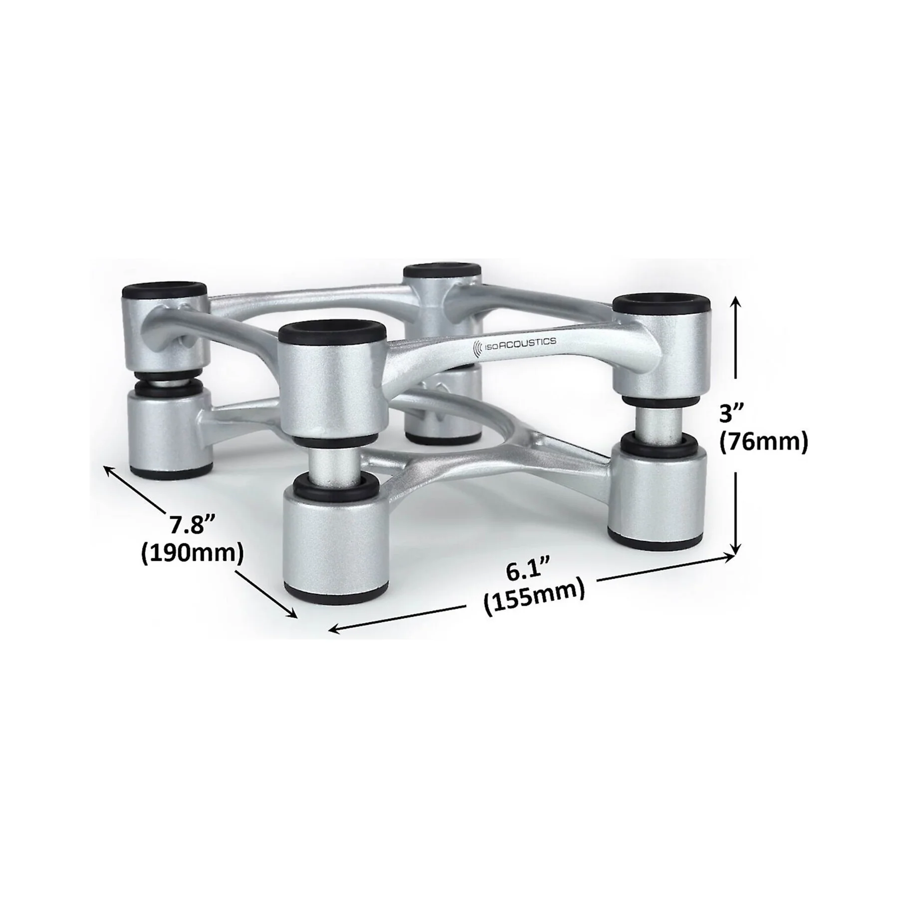 IsoAcoustics Aperta Speaker Isolation Stands - Pair - Clearance / Open Box