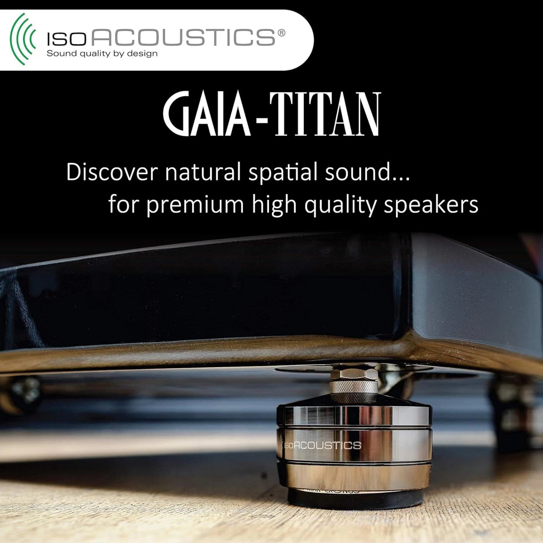 IsoAcoustics GAIA-TITAN Series Speaker Isolation Feet - Set of 4 - Image 2
