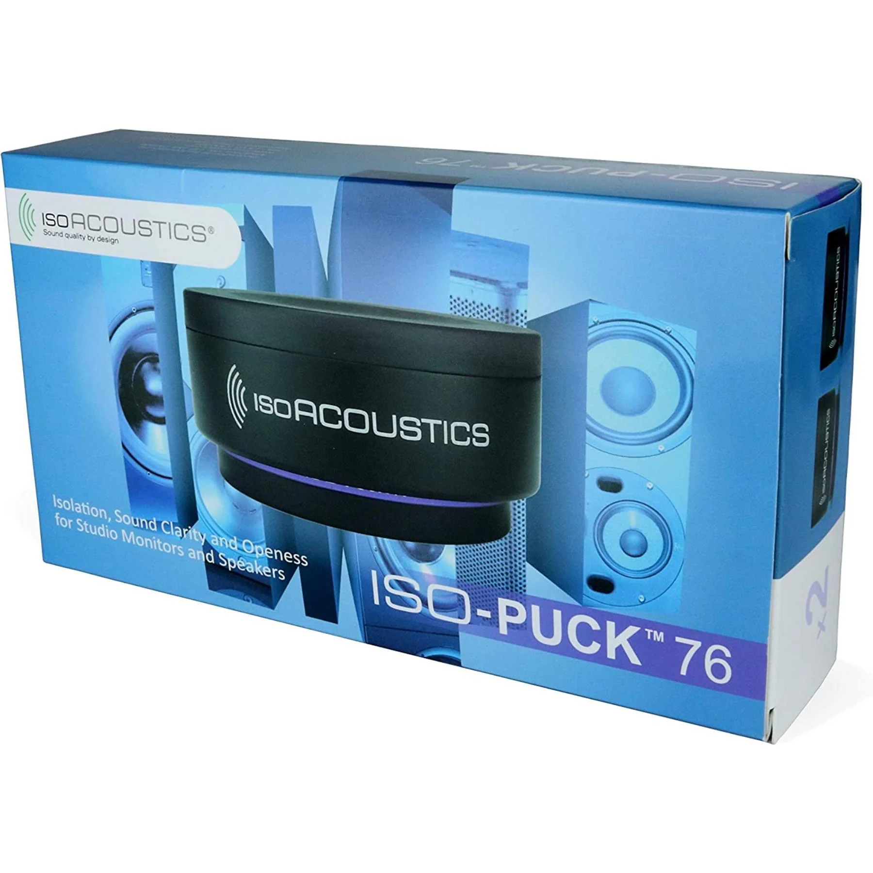 IsoAcoustics Iso-Puck Series Acoustic Isolators (Iso-Puck 76, 40 lbs or Less/Unit, 2-Pack) - Image 4