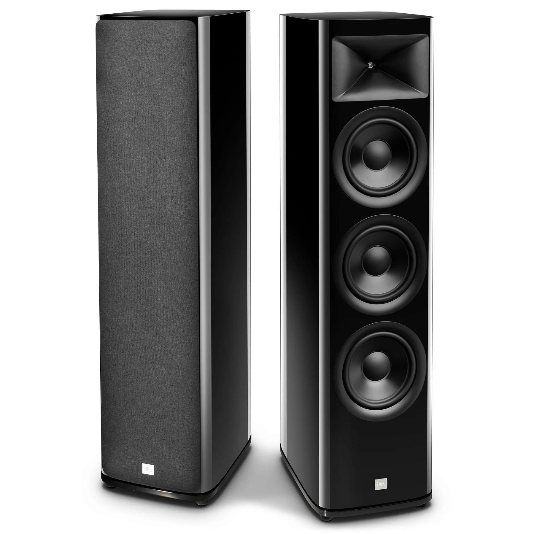 JBL HDI-3800 Floorstanding Tower Speakers  - Gloss Black - Image 2
