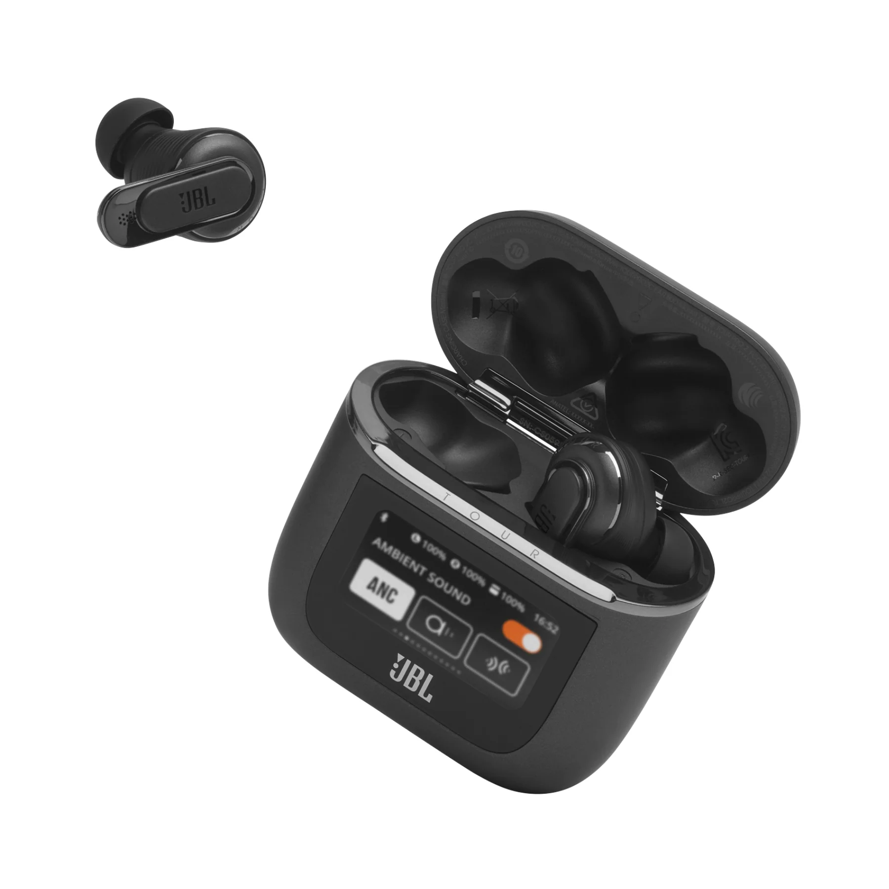 JBL Tour Pro 2 Wireless Earbuds (Black) - Clearance / Open Box - Image 2