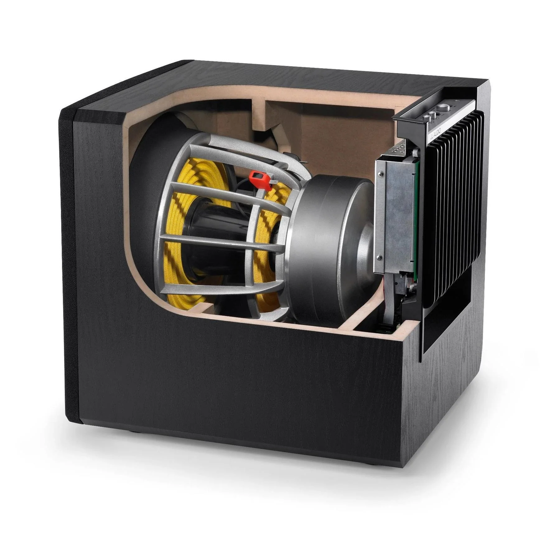 JL Audio E-Sub e112-ASH Black Ash 12" Powered Subwoofer - Clearance / Open Box - Image 9