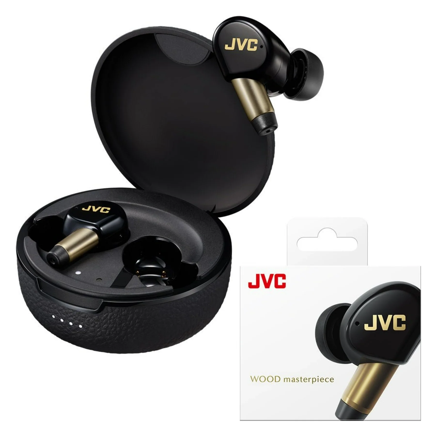 JVC WOOD Masterpiece True Wireless Earbuds – HAFW5100T - Image 3