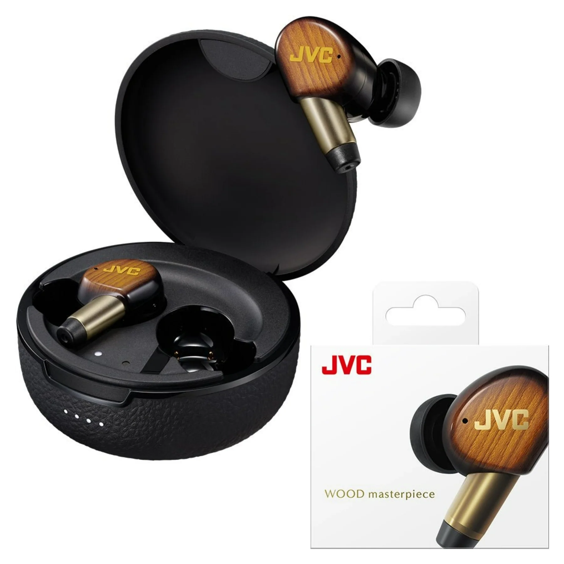 JVC WOOD Masterpiece True Wireless Earbuds – HAFW5100T - Image 4