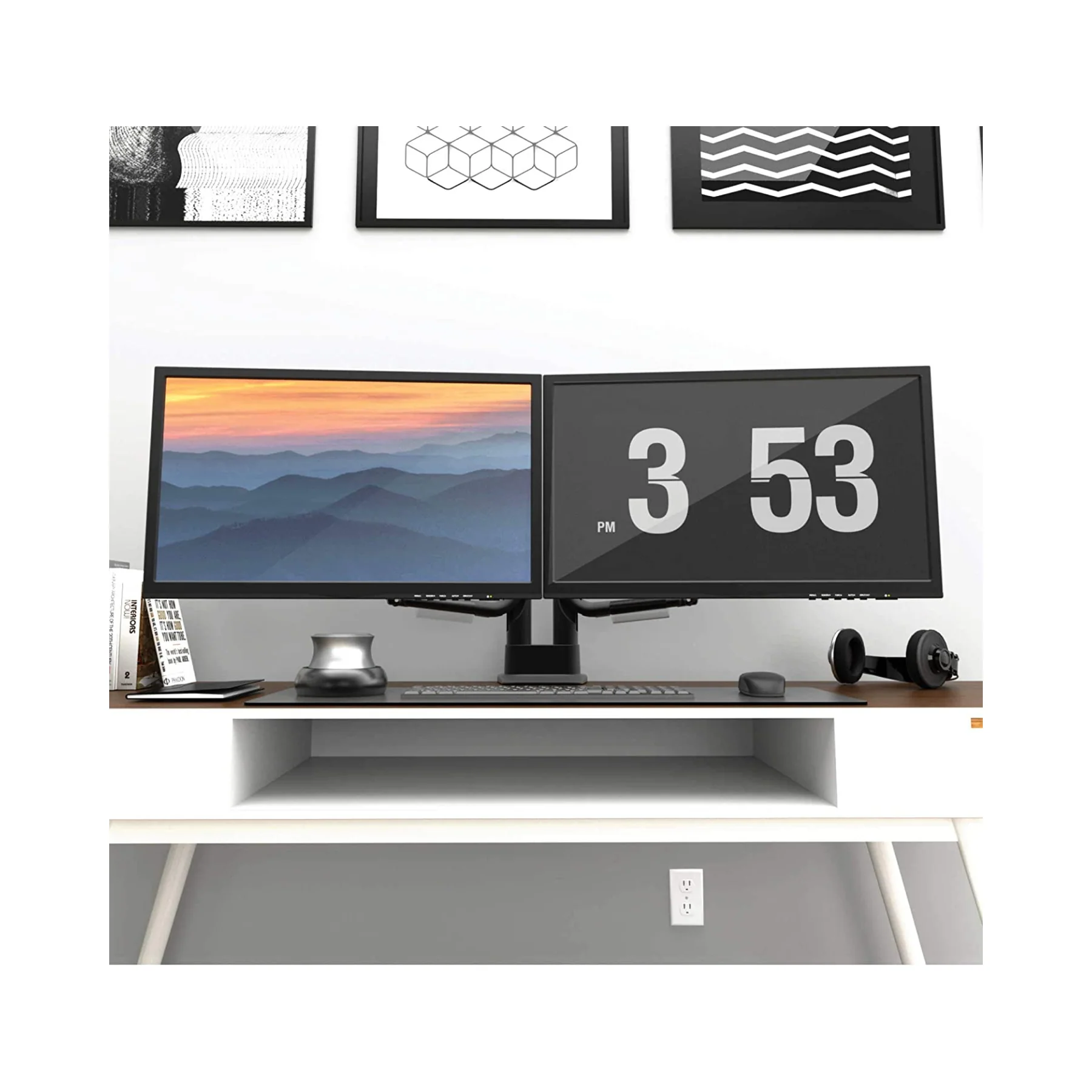 Kanto DMS2000 Dual Arm Desktop Monitor Mount - Clearance / Open Box - Image 6