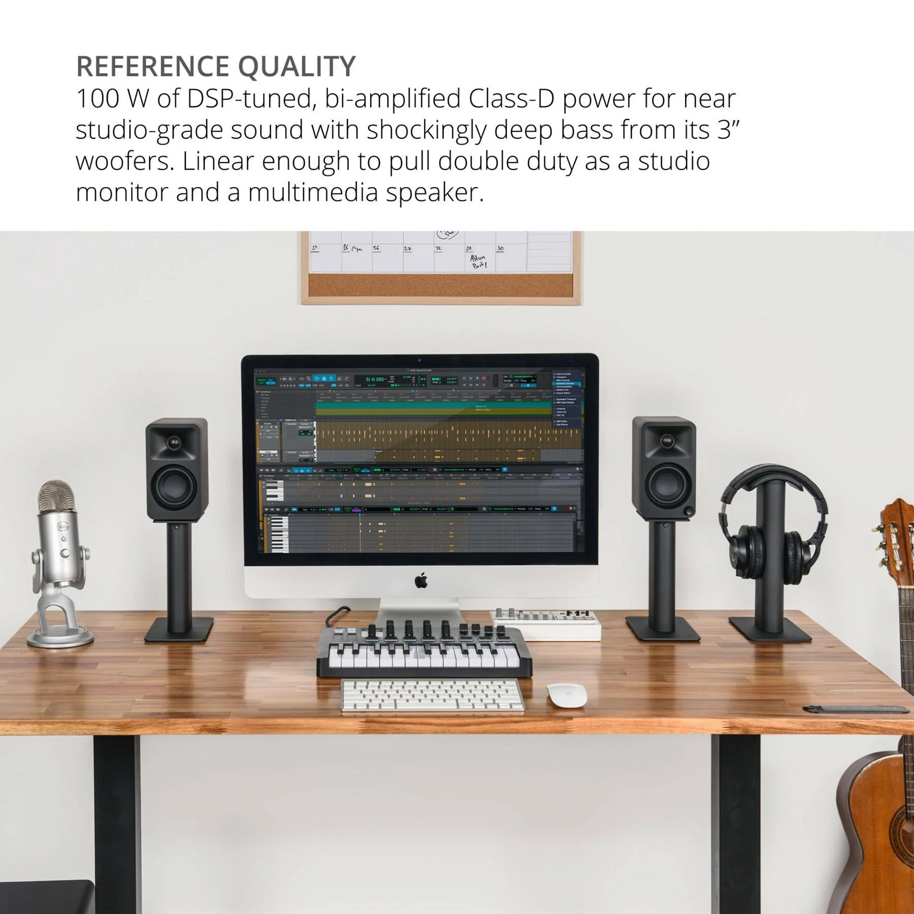Kanto ORA Reference Desktop Speakers - Matte White - Image 6