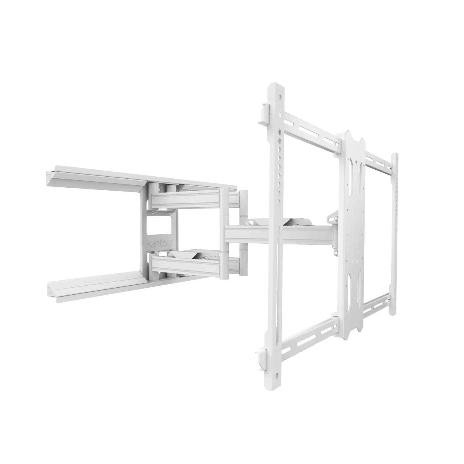 Kanto PDX680W Full Motion Mount for 39" to 80" TVs (White) - Clearance / Open Box