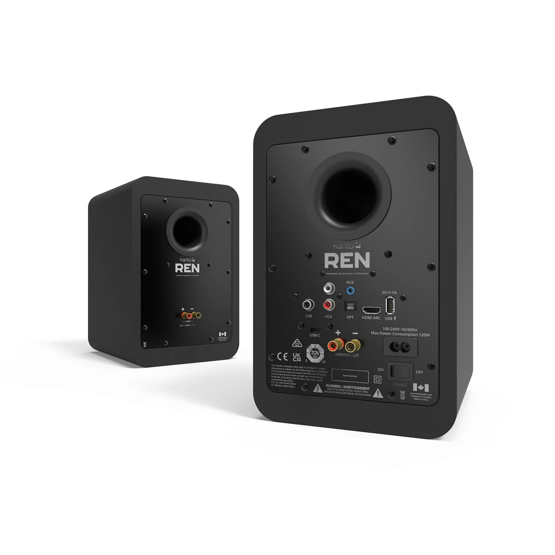 Kanto REN Powered Speakers with HDMI ARC, USB-C and Bluetooth 5.3 - Image 12