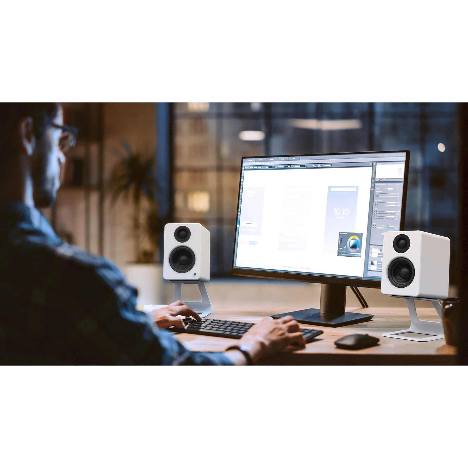 Kanto SE2 Desktop Speaker Stands - White Pair - Image 7