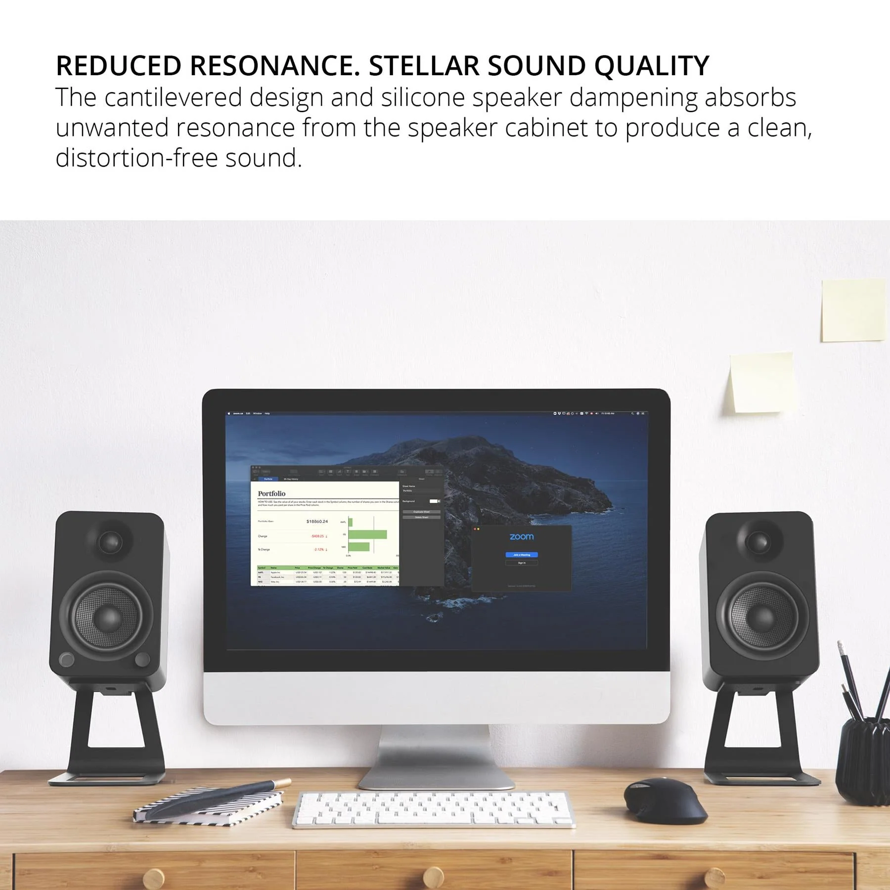 Kanto SE4 Desktop Speaker Stands Black Pair - Image 6