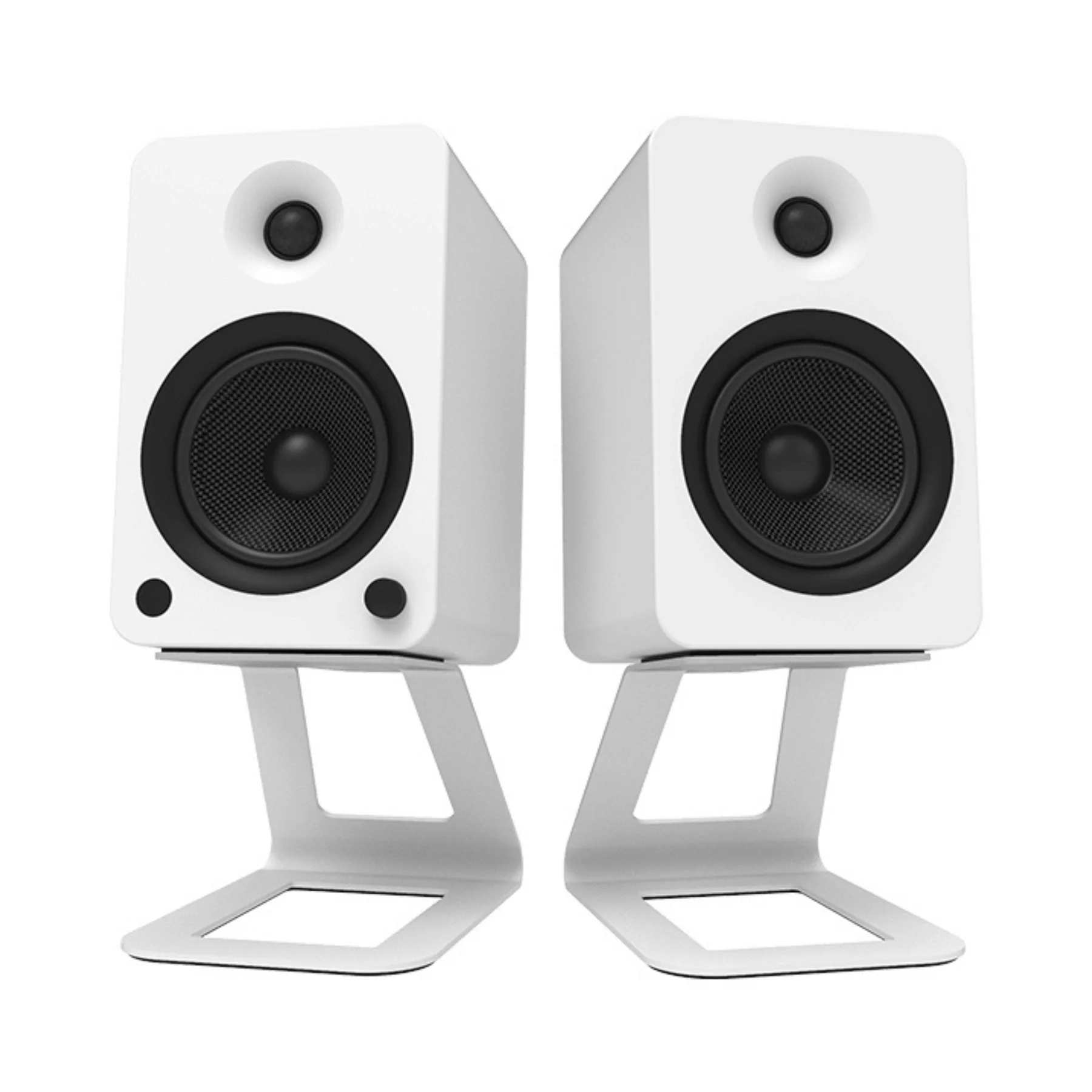 Kanto SE6 Elevated Desktop Speaker Stands for Large Speakers - Universal Compatibility - Supports up to 22 lb - Clearance / Open Box - Image 3