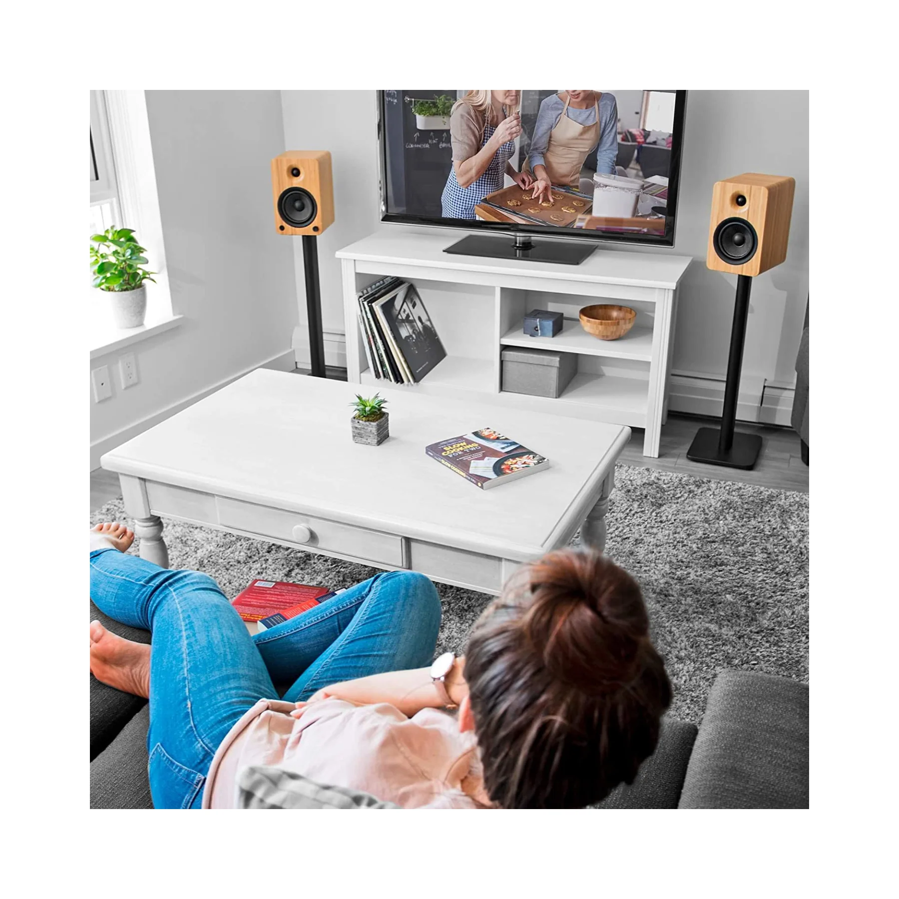 Kanto SP32PL - 32" Speaker Floor Stands - Clearance / Open Box - Image 4