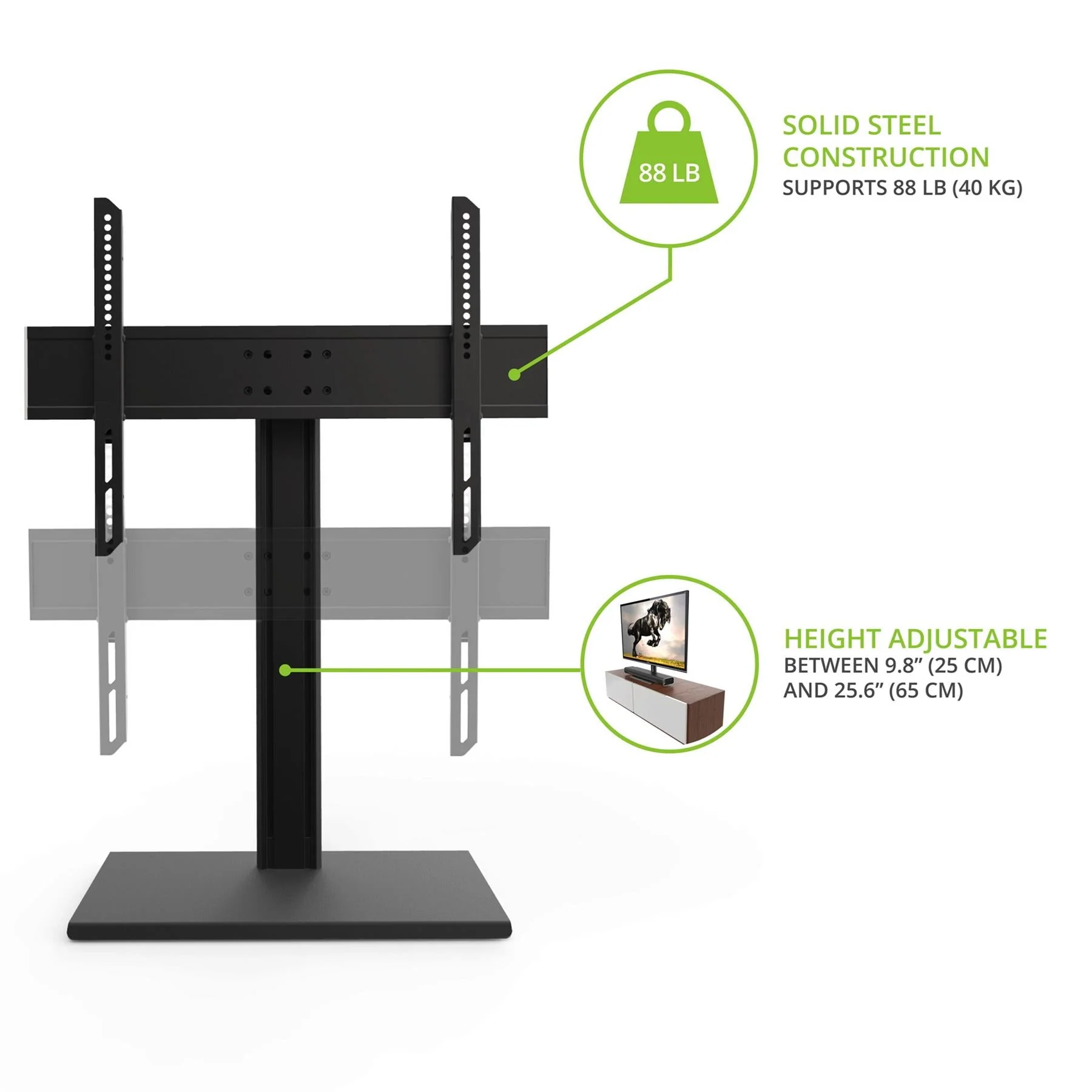Kanto TTS100 Tabletop TV Stand - Image 10
