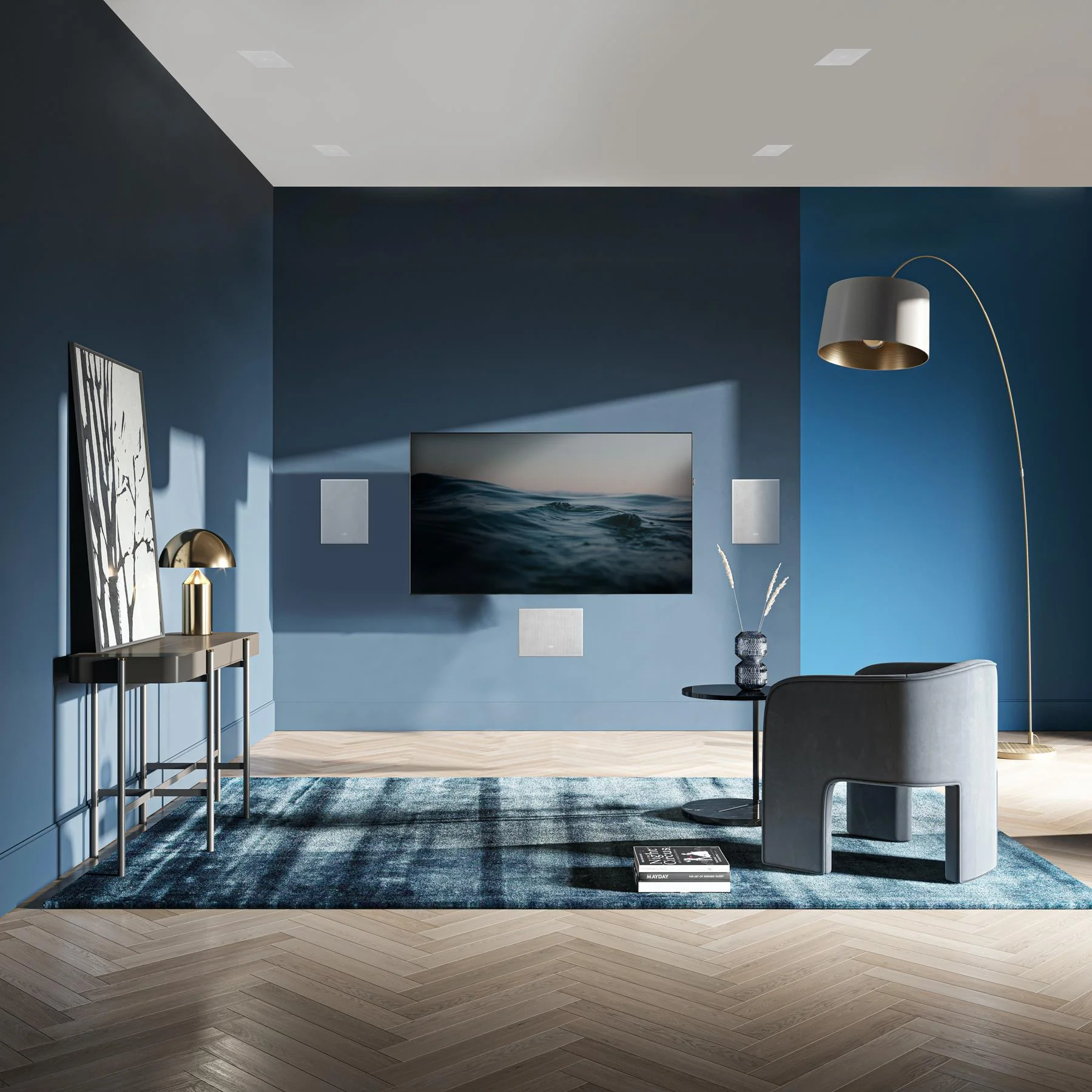 KEF Ci130QSfl Flush Mount Ci-Q Series In-Wall Speaker - Image 10