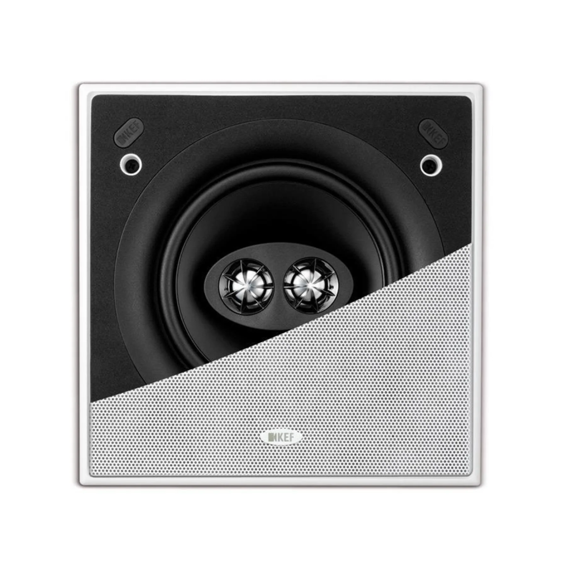 KEF Ci160CSDS Ci-C Series Thin-bezel Dual Stereo In-Ceiling Speaker - Image 2