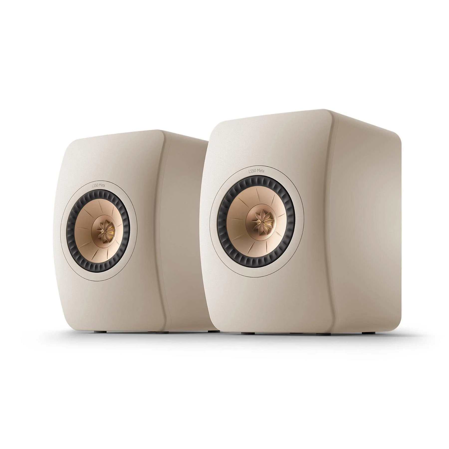 KEF LS50 Meta Bookshelf Speakers - Sandshell Pair - Clearance / Open Box