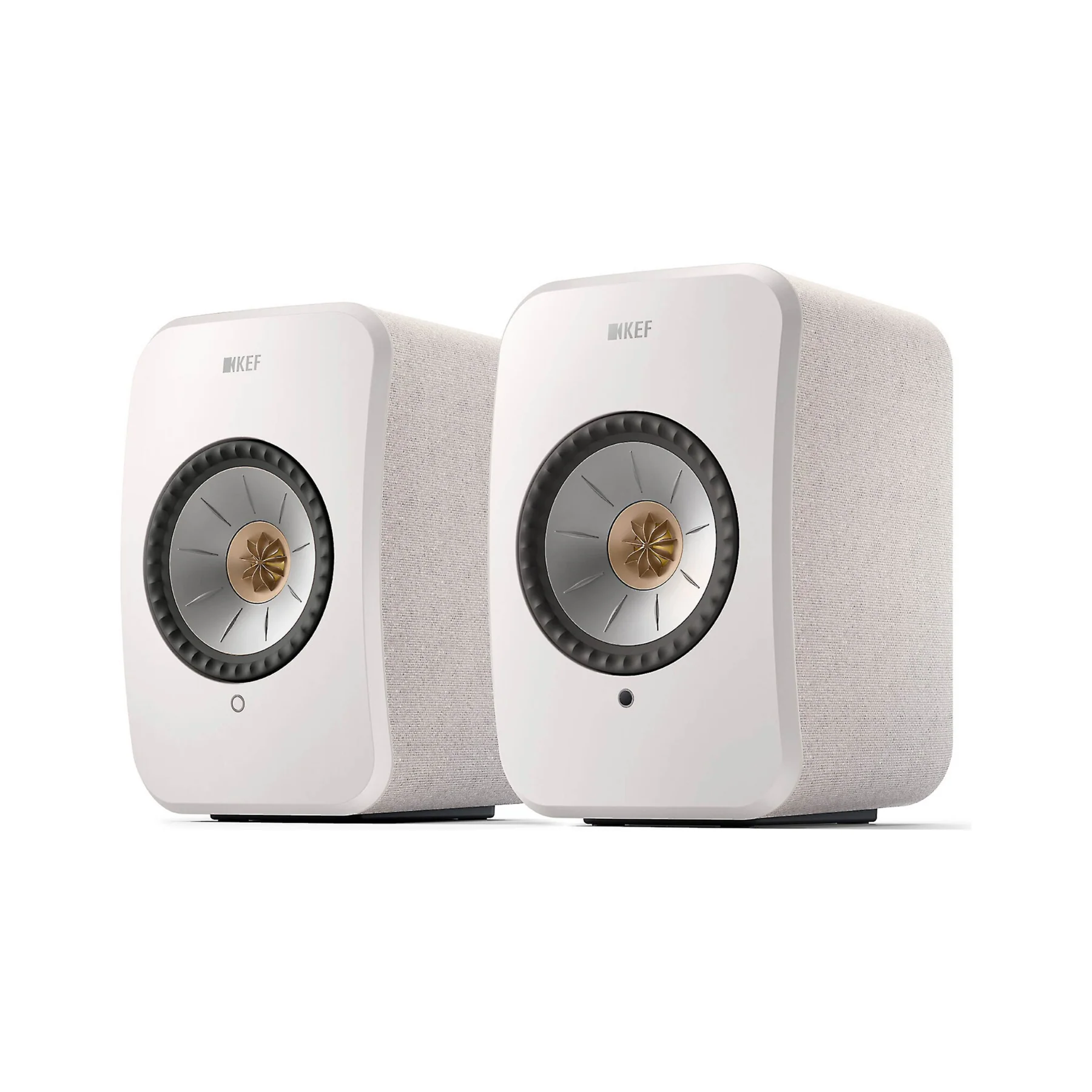KEF LSX II Wireless HiFi Speakers - Cotton White - Clearance / Open Box