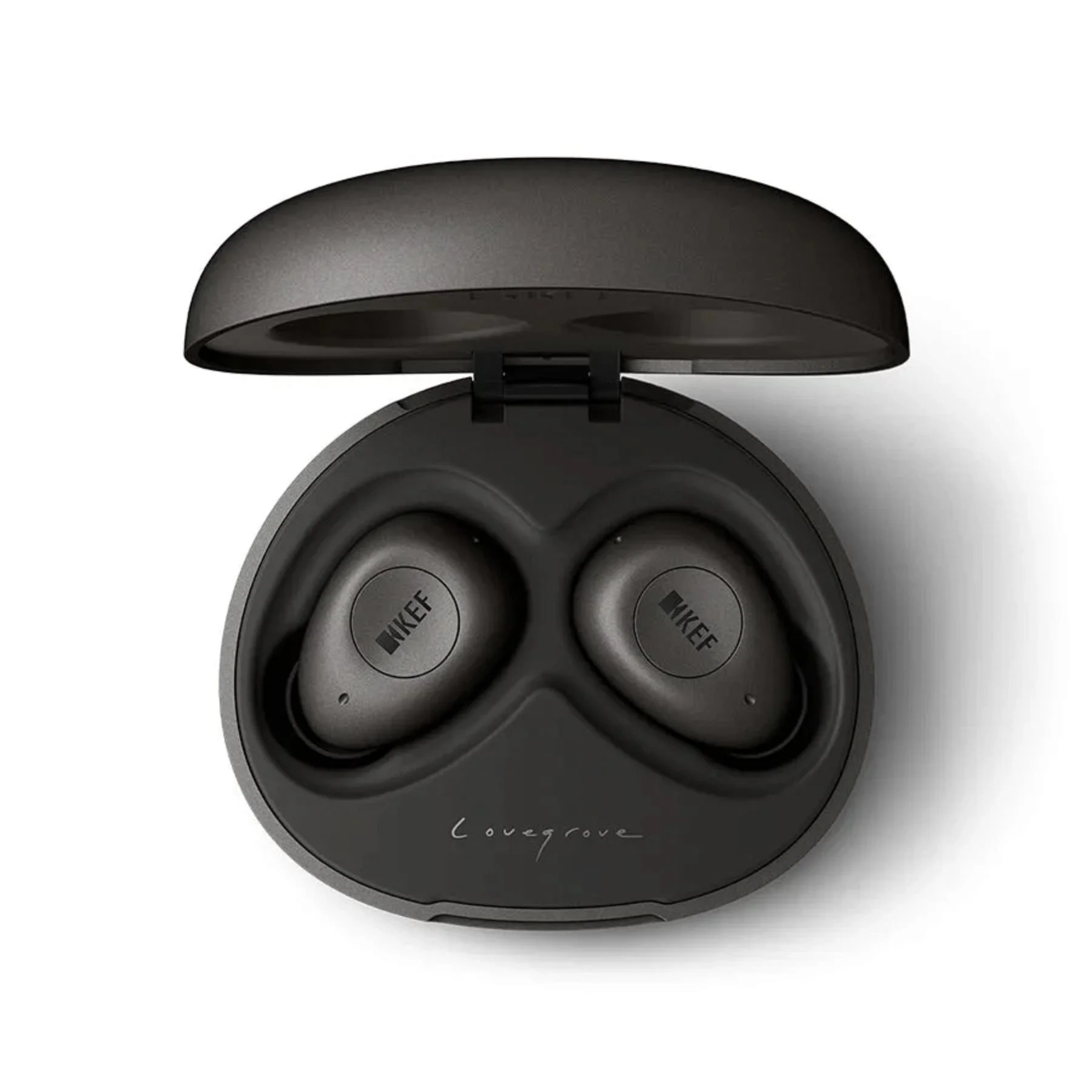 KEF Mu3 Charcoal Grey In-Ear Noise Cancelling Wireless Headphones - Image 3