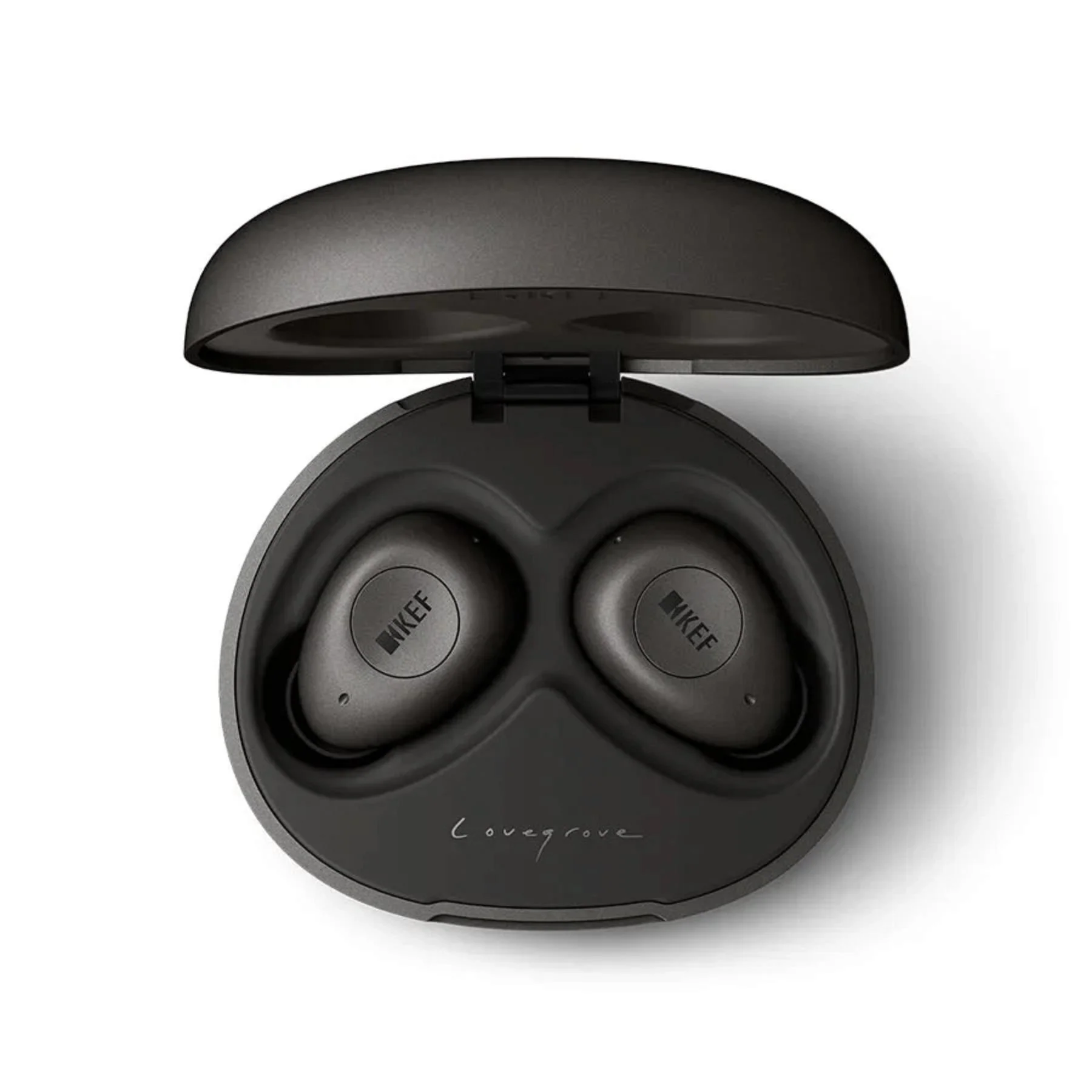 KEF Mu3 Charcoal Grey In-Ear Noise Cancelling Wireless Headphones - Clearance / Open Box - Image 3