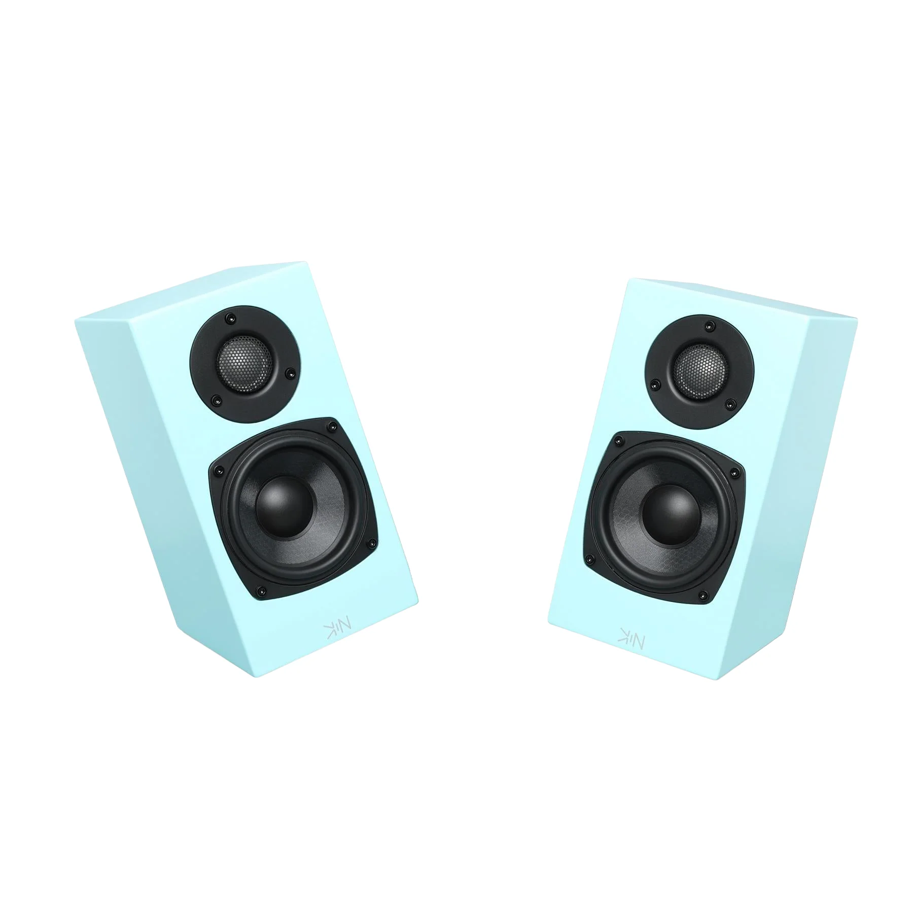 KIN by Totem One Bookshelf Speakers – Satin Blue Pair - Image 3