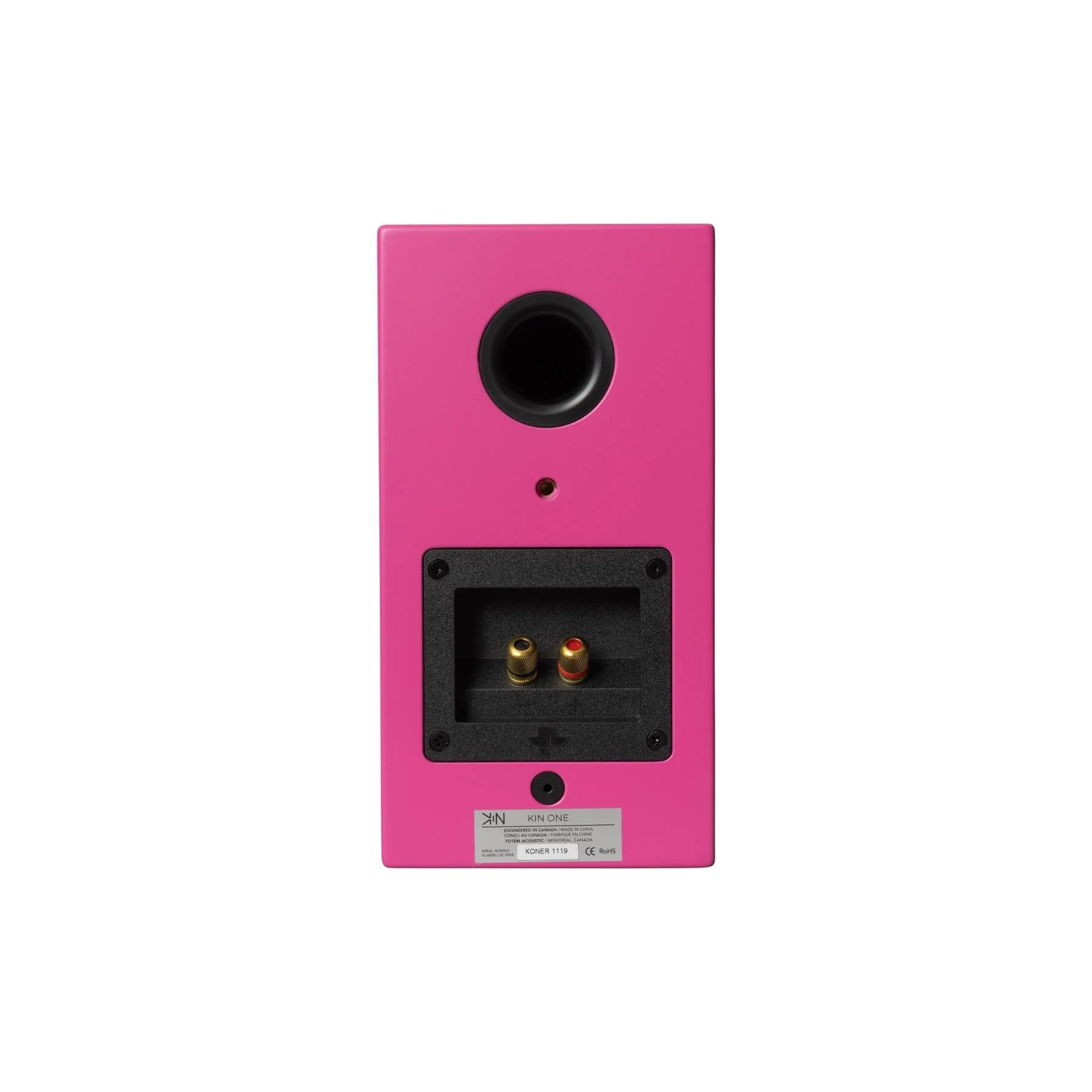 KIN by Totem One Bookshelf Speakers – Satin Pink Pair - Image 5