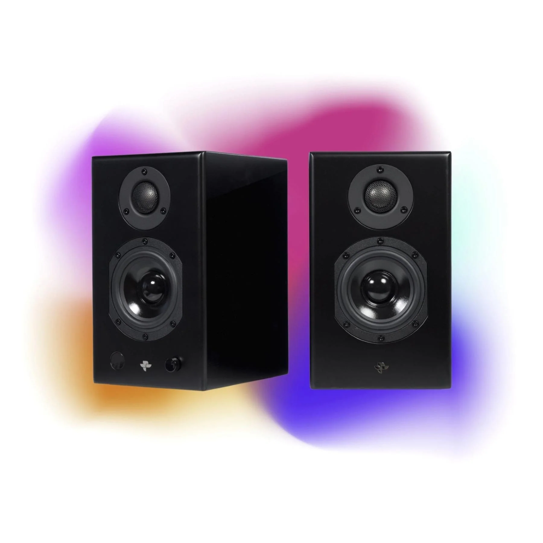 KIN by Totem Play Mini Powered Bookshelf Speakers – Satin Black Pair - Image 2