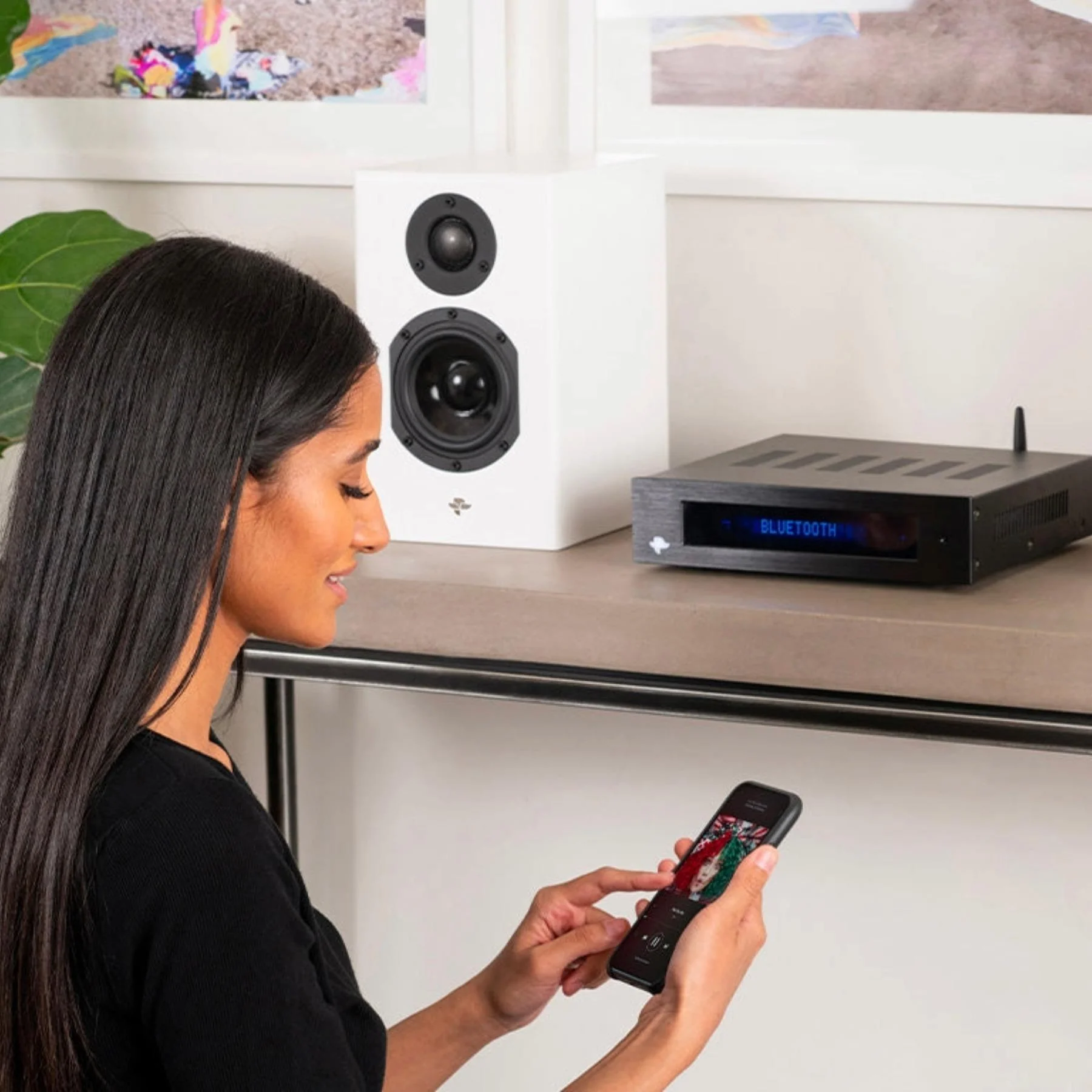 KIN by Totem Play Mini Powered Bookshelf Speakers – Satin Black Pair - Image 6