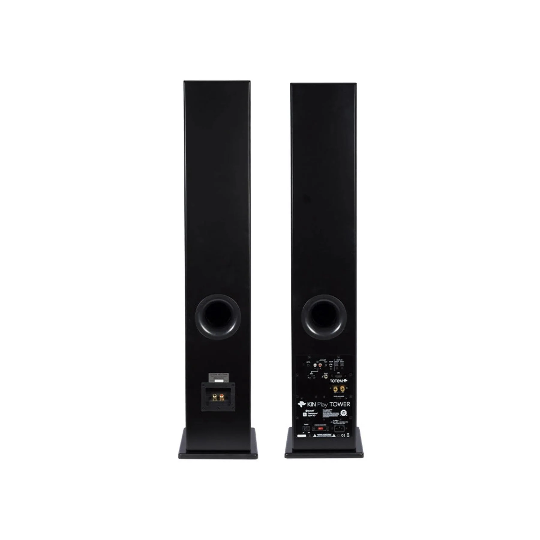 KIN by Totem Play Tower II Powered Floorstanding Speaker – Black Pair - Image 3