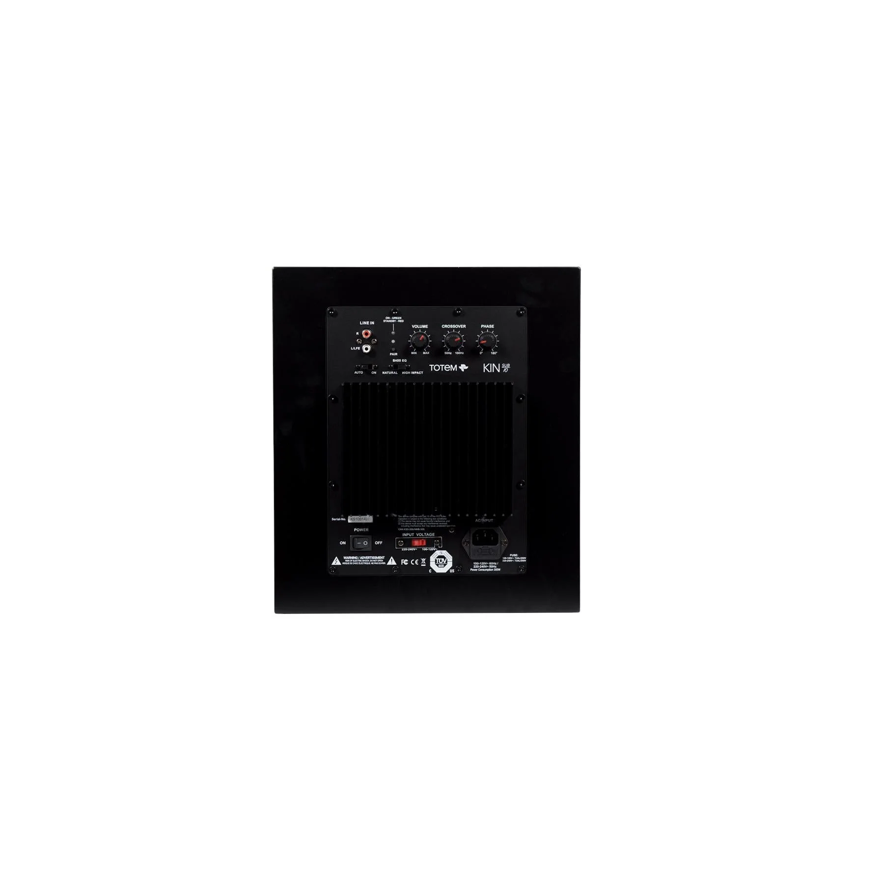 KIN by Totem Sub 10 Powered Subwoofer – Satin Black - Image 5